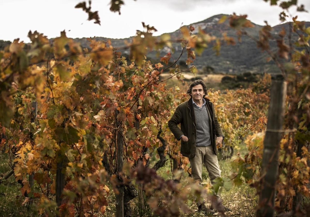 Telmo Rodríguez, en la Granja Nuestra Señora de Remelluri.