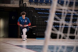 Martí Soler se preparara para afrontar una sesión de trabajo en el Palacio.