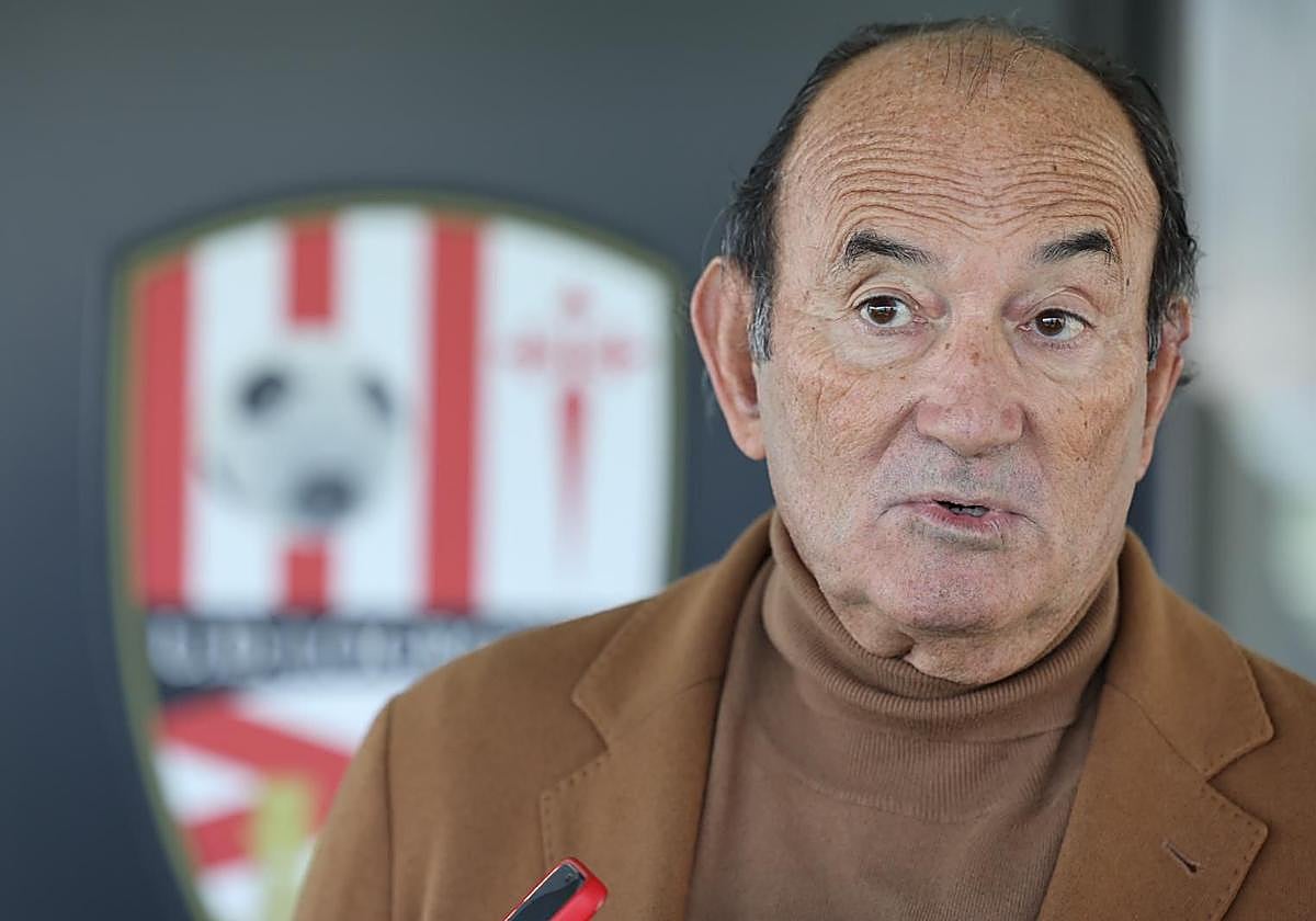 Félix Revuelta, presidente y propietario de la UD Logroñés.