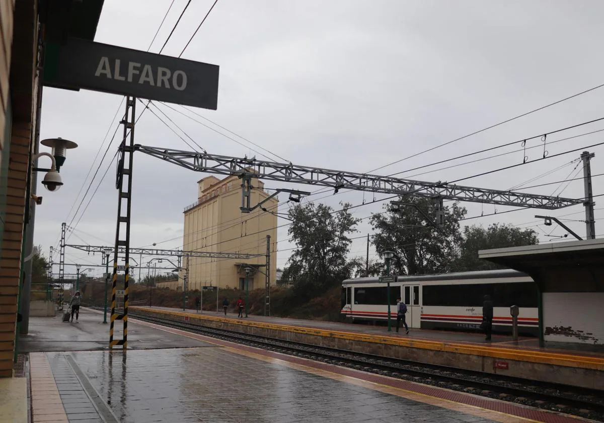 Estación de tren de Alfaro.