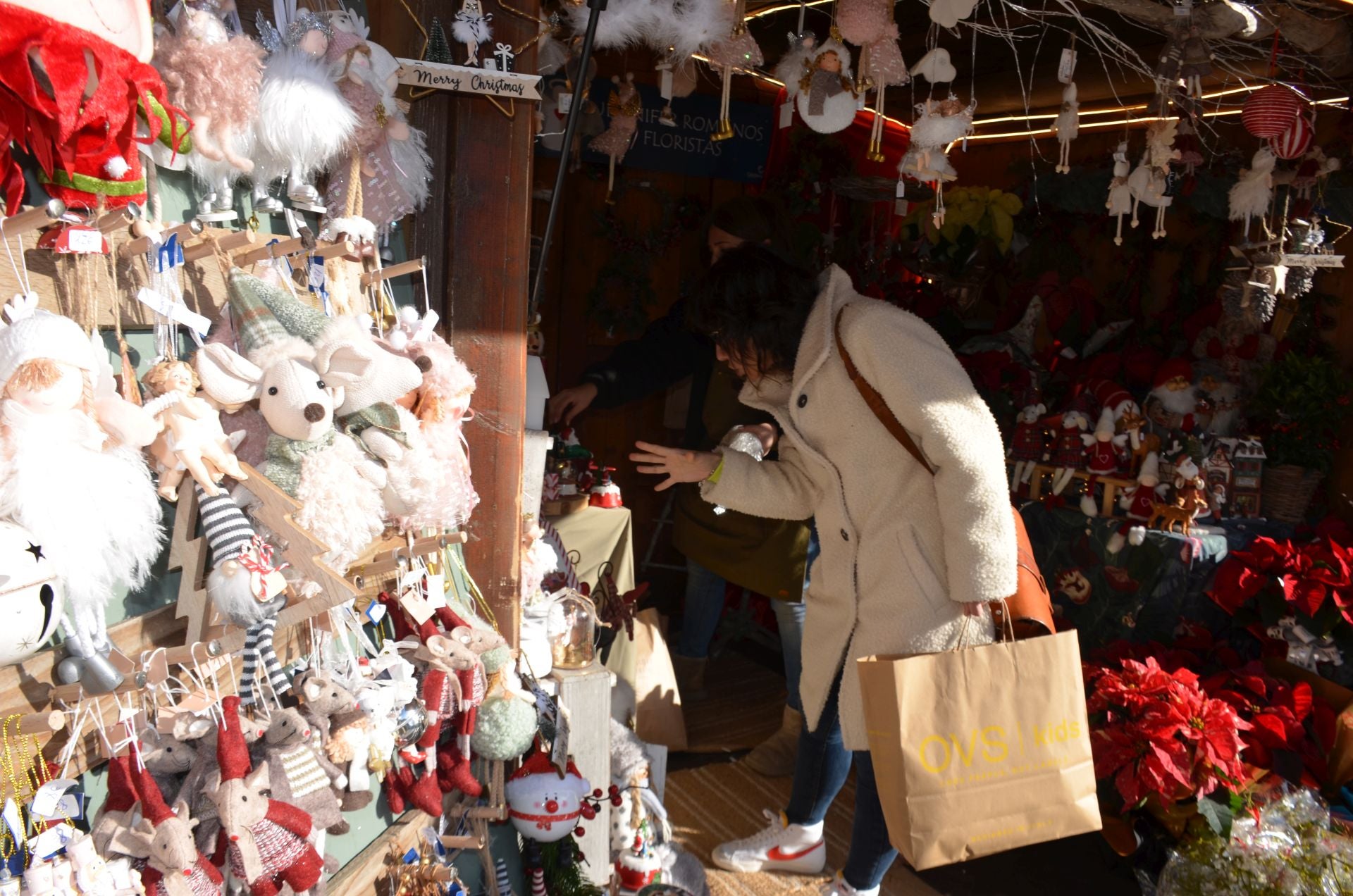 Mañana de mercado navideño en Calahorra