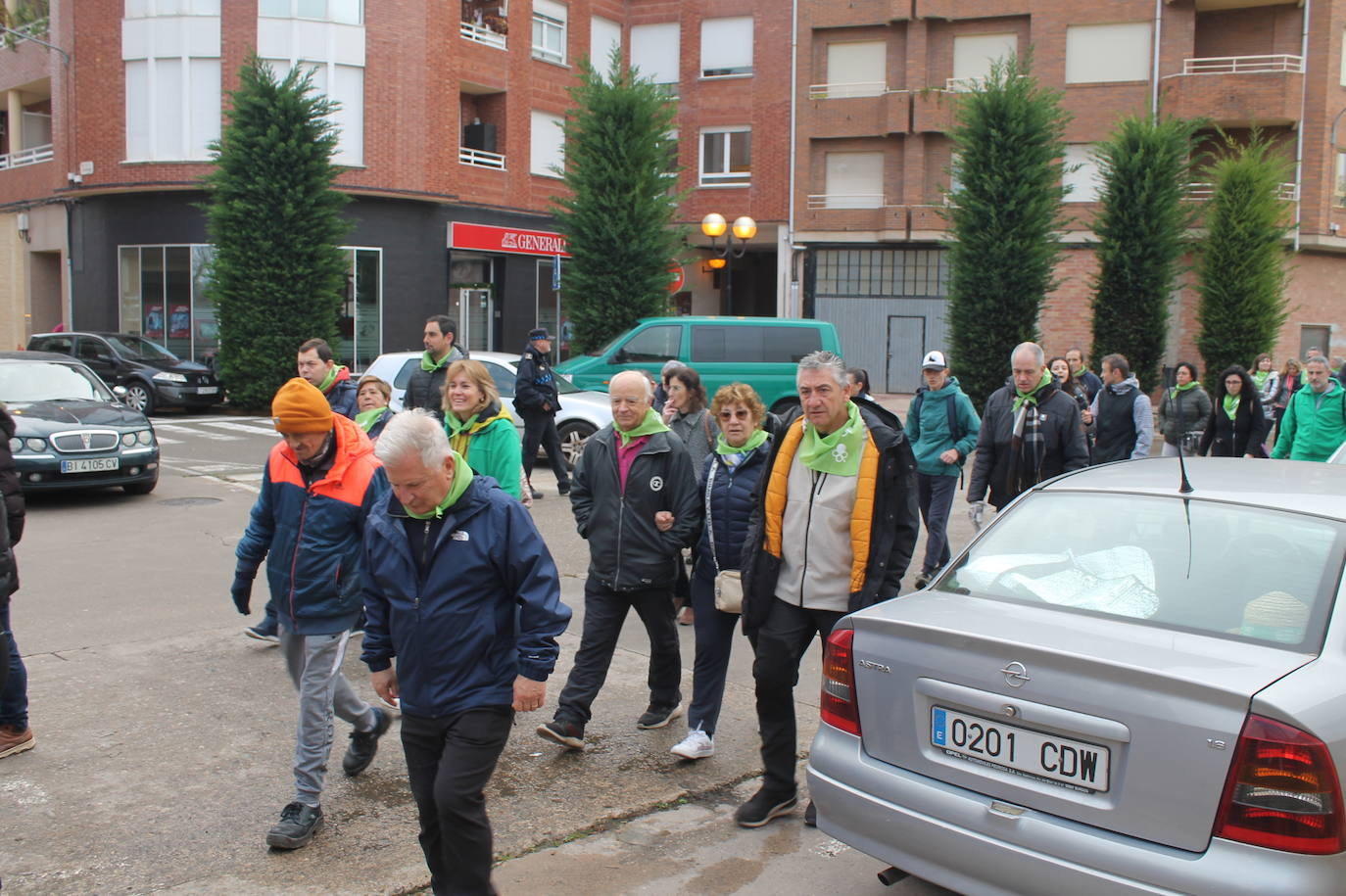 Marcha celebrada en Nájera