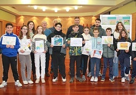 Los niños de Nájera ganan con sus sellos