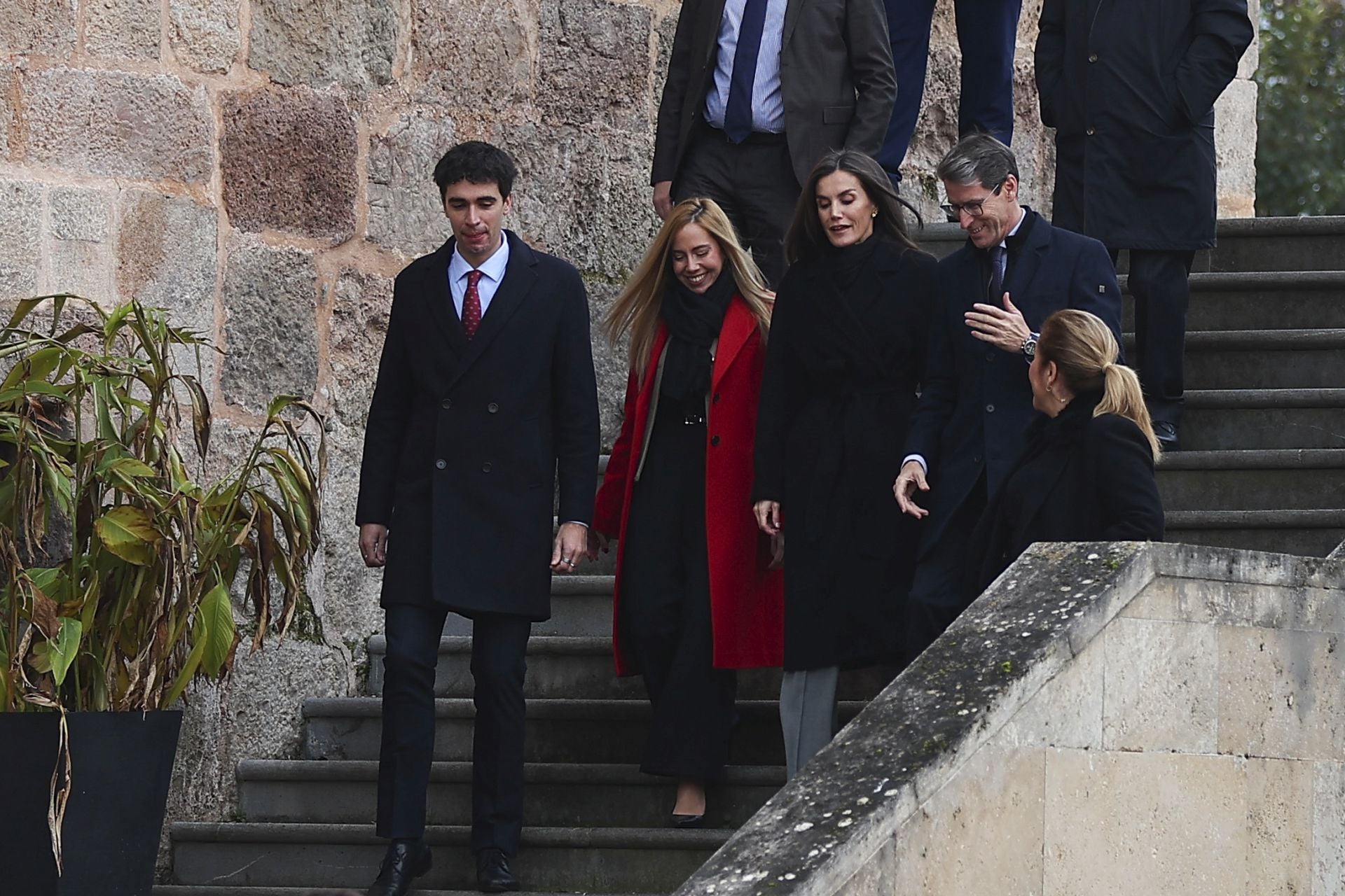 Las imágenes de la reina Letizia en San Millán