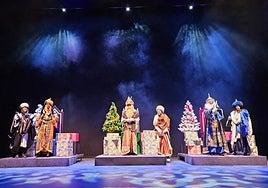 Recepción del Reyes Magos en el teatro Ideal la pasada Navidad.