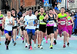 Grupo de cabeza en la prueba del año pasado.