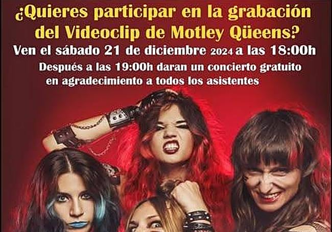 Cartel de la grabación.