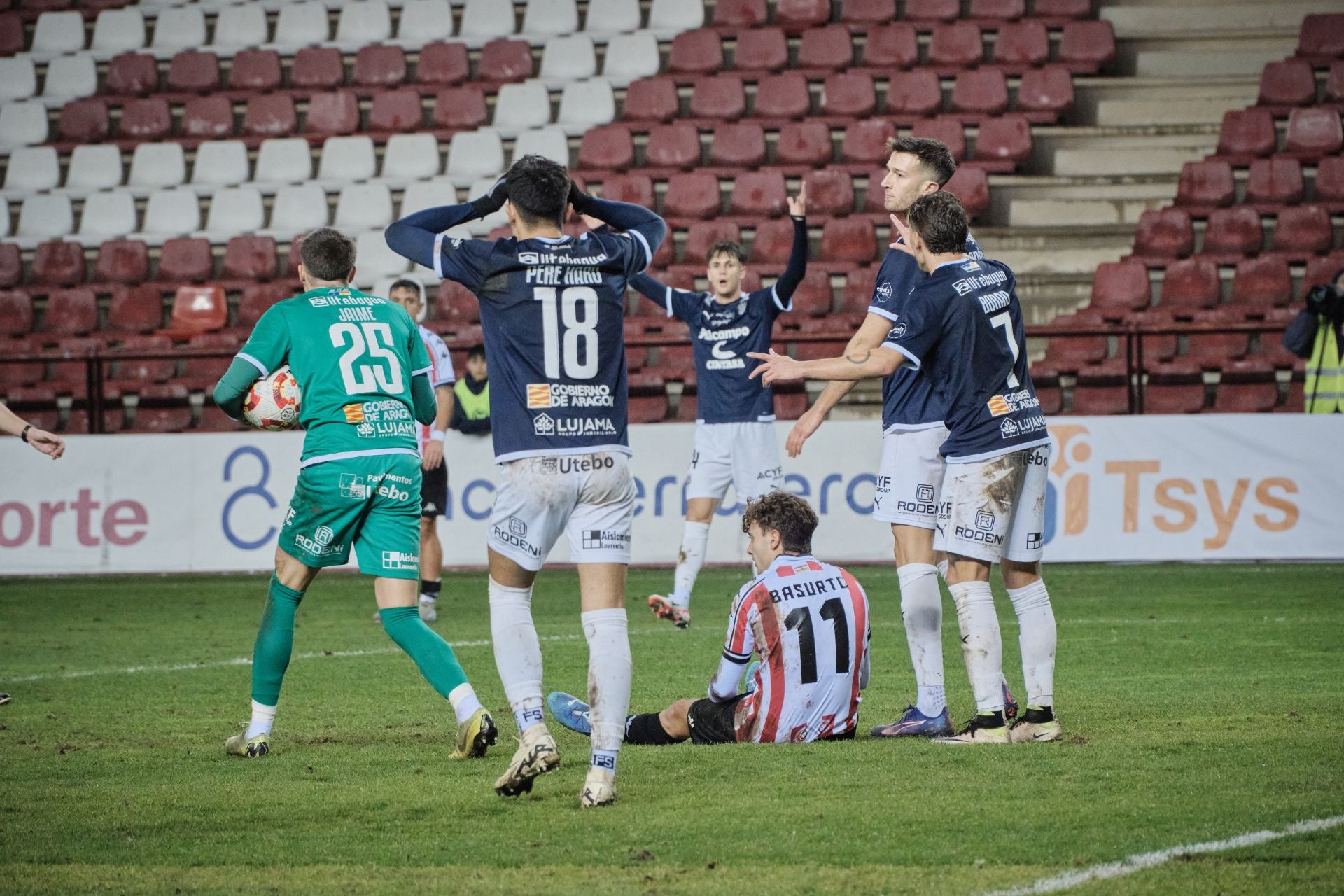 El partido SD Logroñés-Utebo