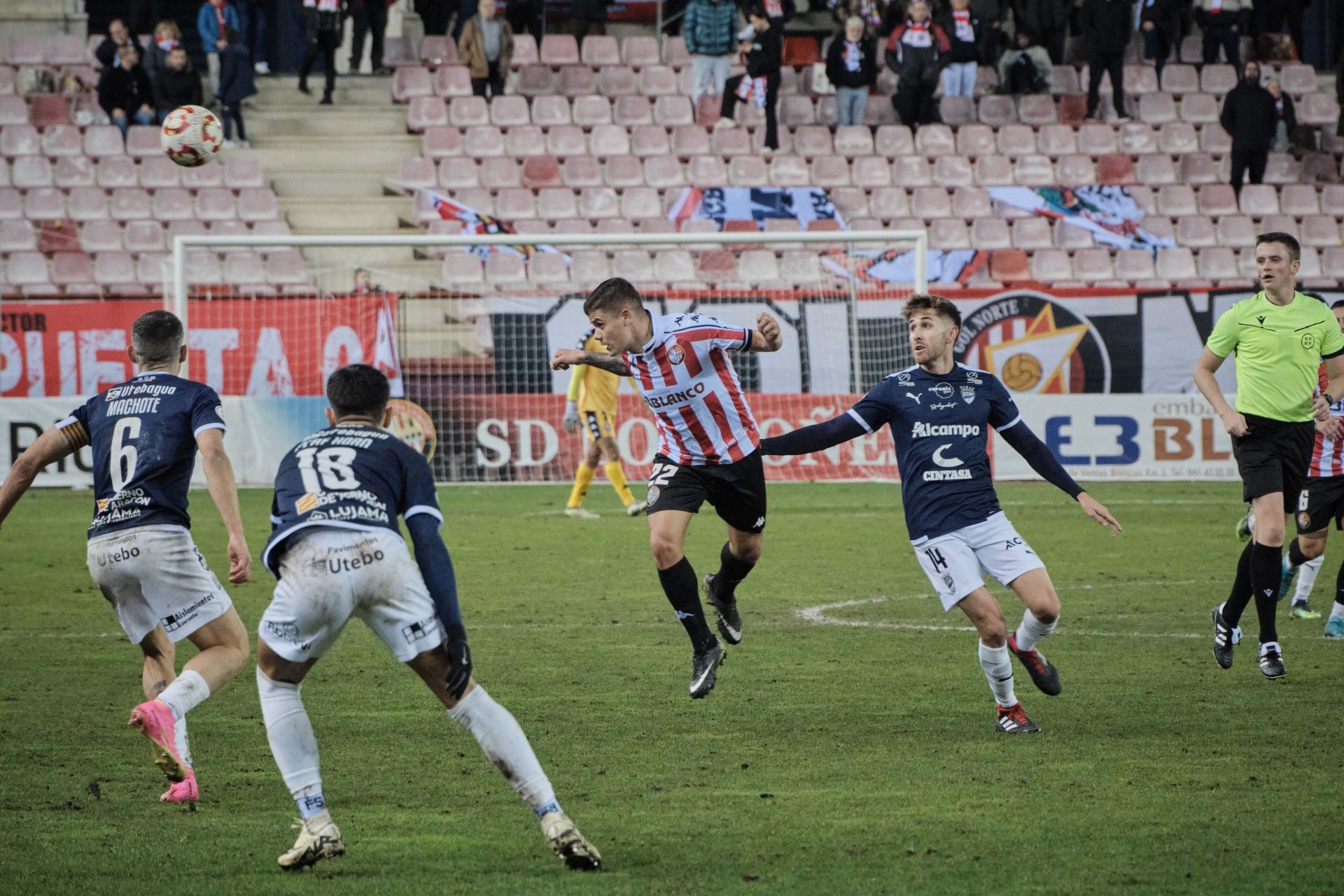 El partido SD Logroñés-Utebo