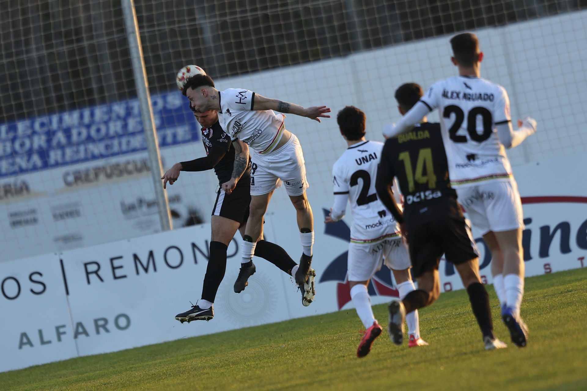 El partido Alfaro-UD Logroñés