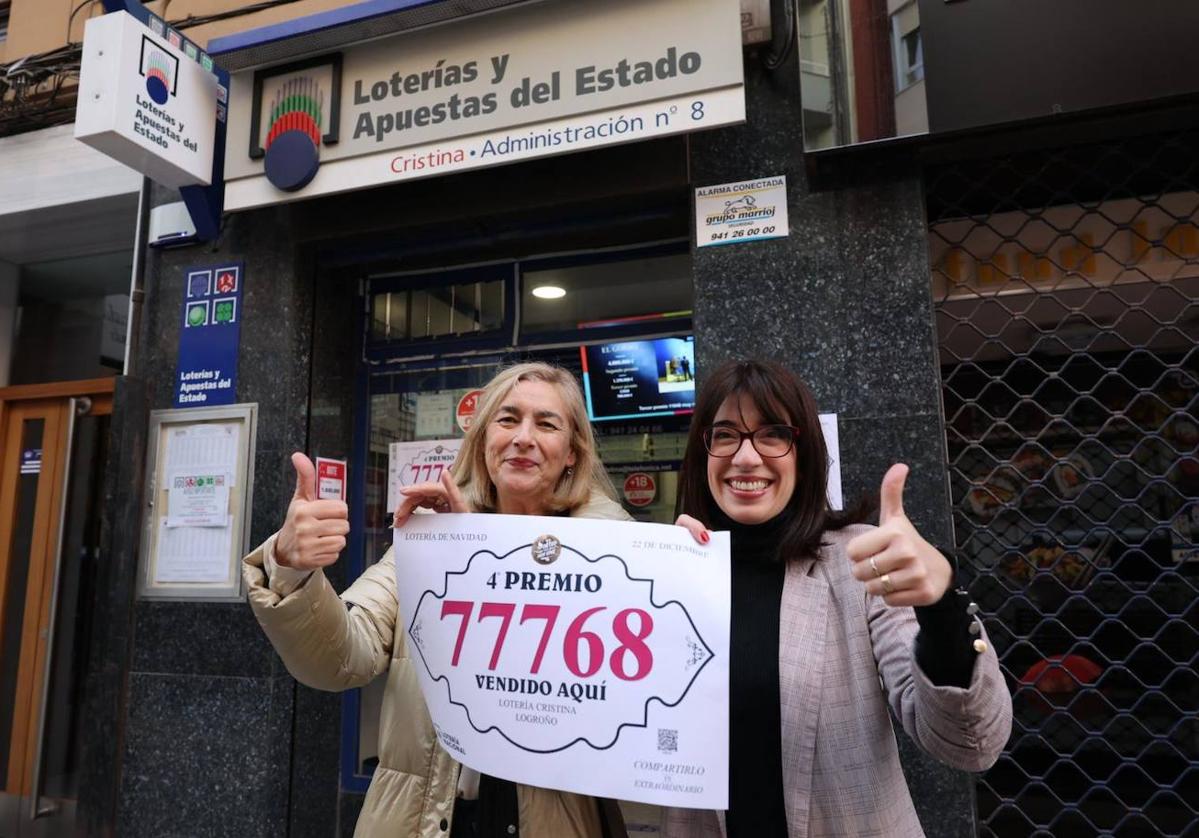 El tercer premio, un cuarto y un quinto se dejan caer en La Rioja