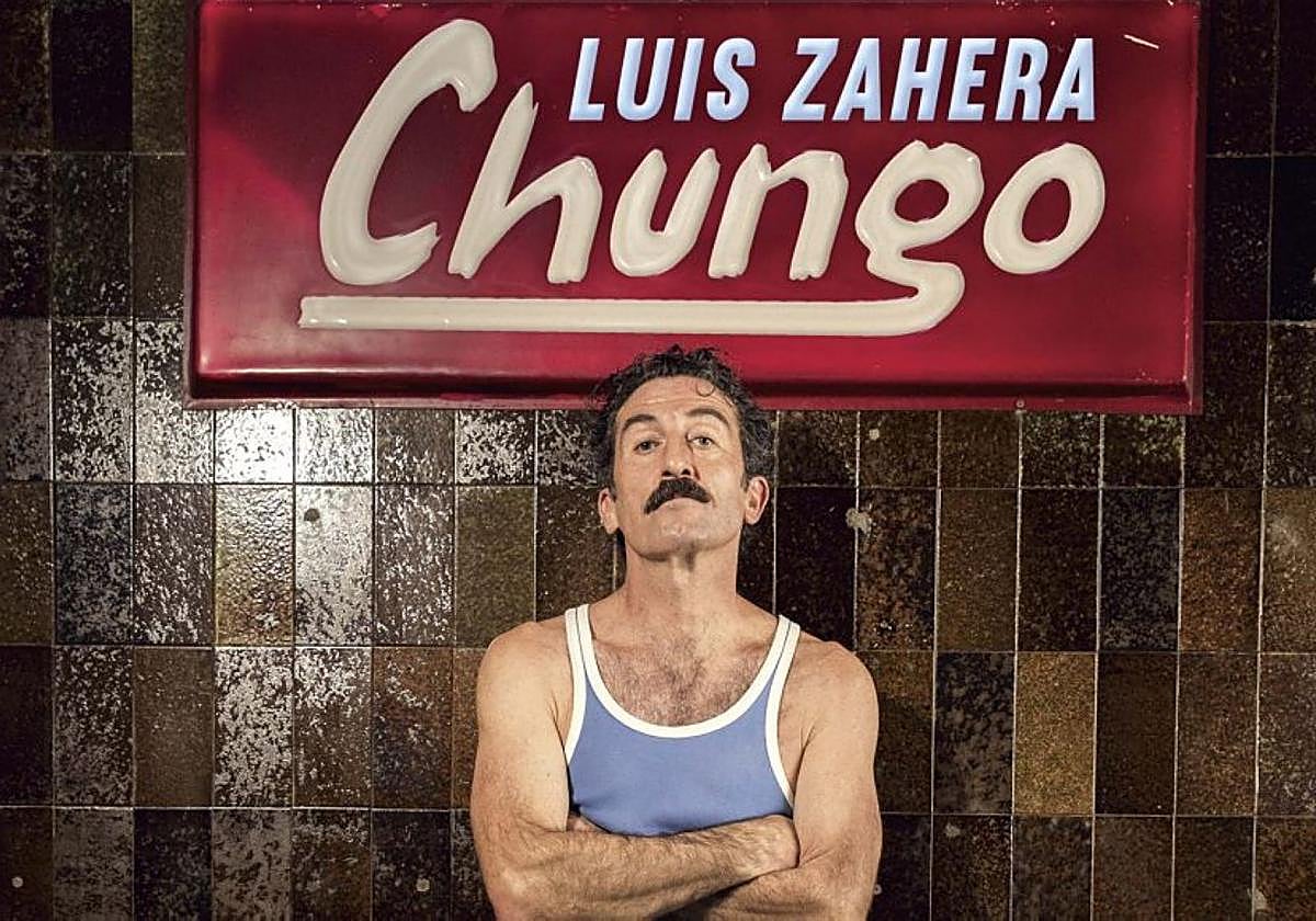 El actor Luis Zahera, en el cartel de su monólogo.