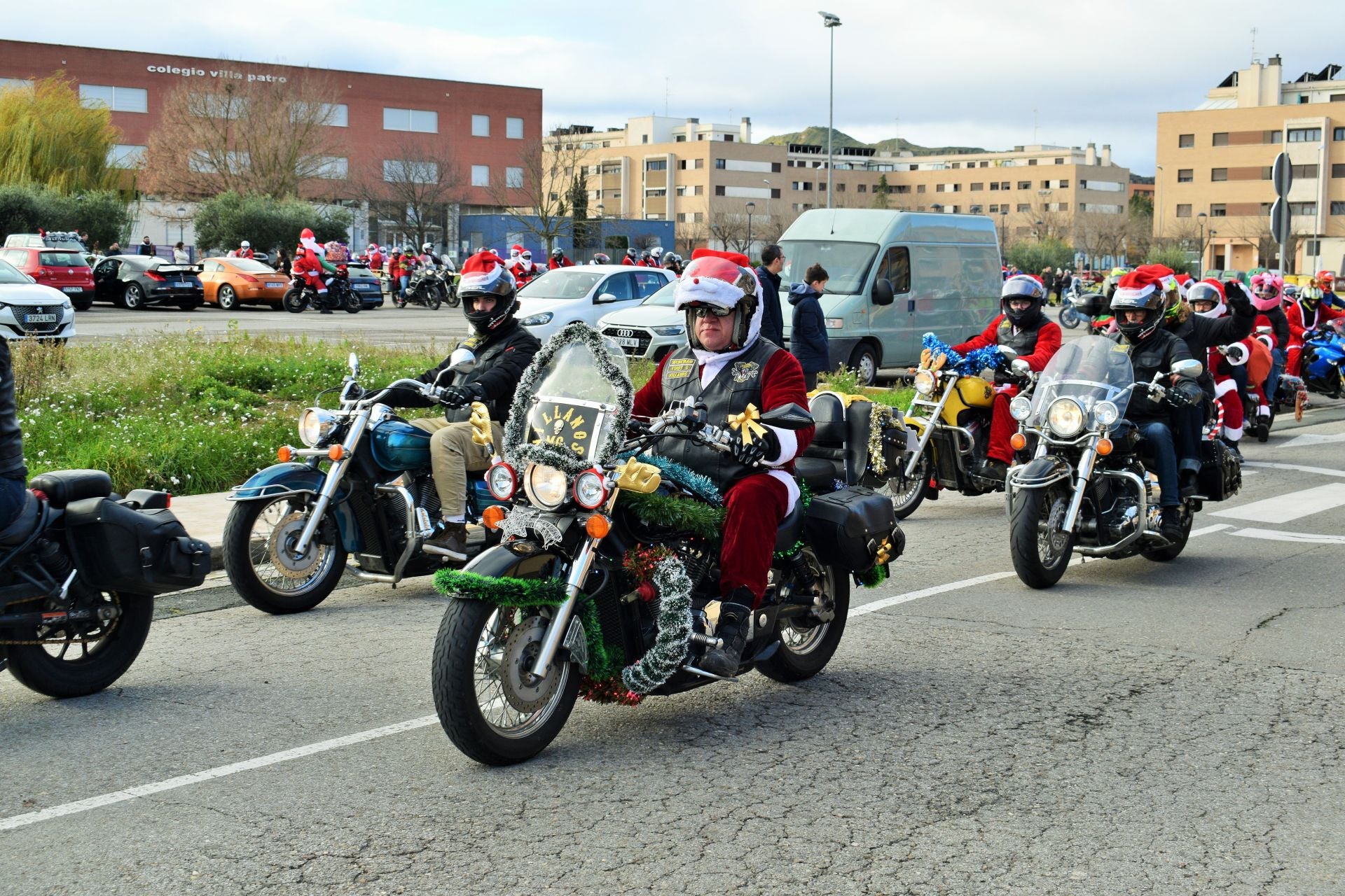 La llegada de Papá Noel en moto a Entre Ríos, en imágenes