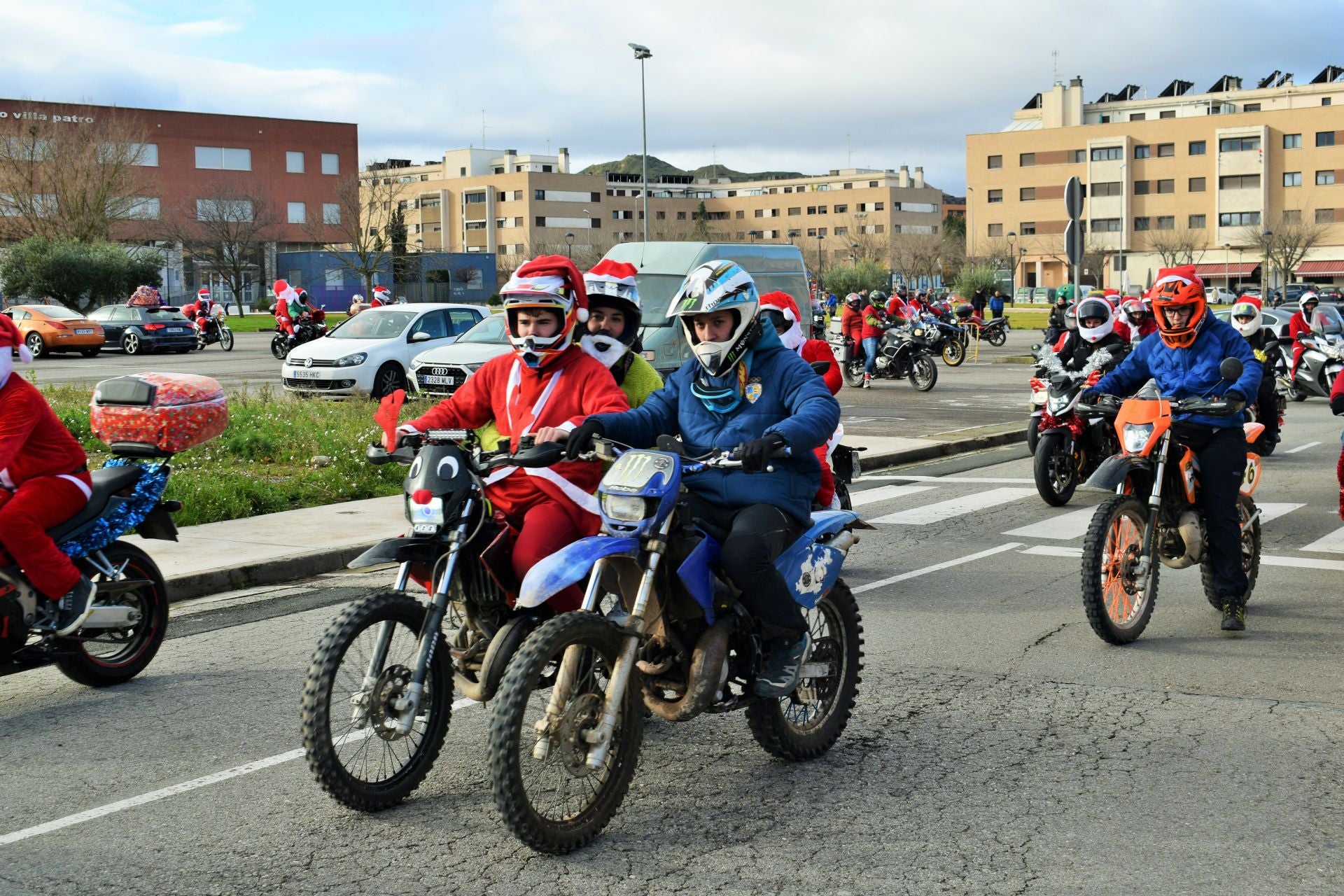 La llegada de Papá Noel en moto a Entre Ríos, en imágenes