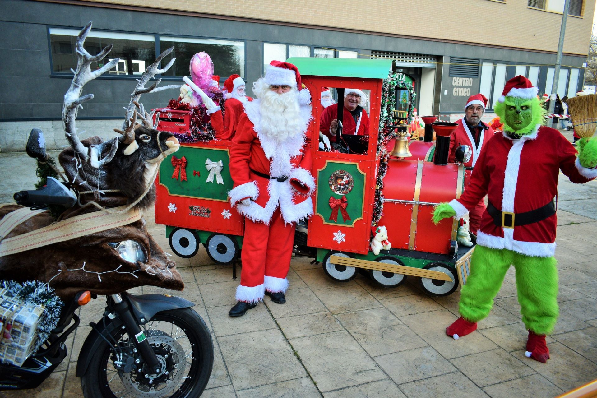 La llegada de Papá Noel en moto a Entre Ríos, en imágenes