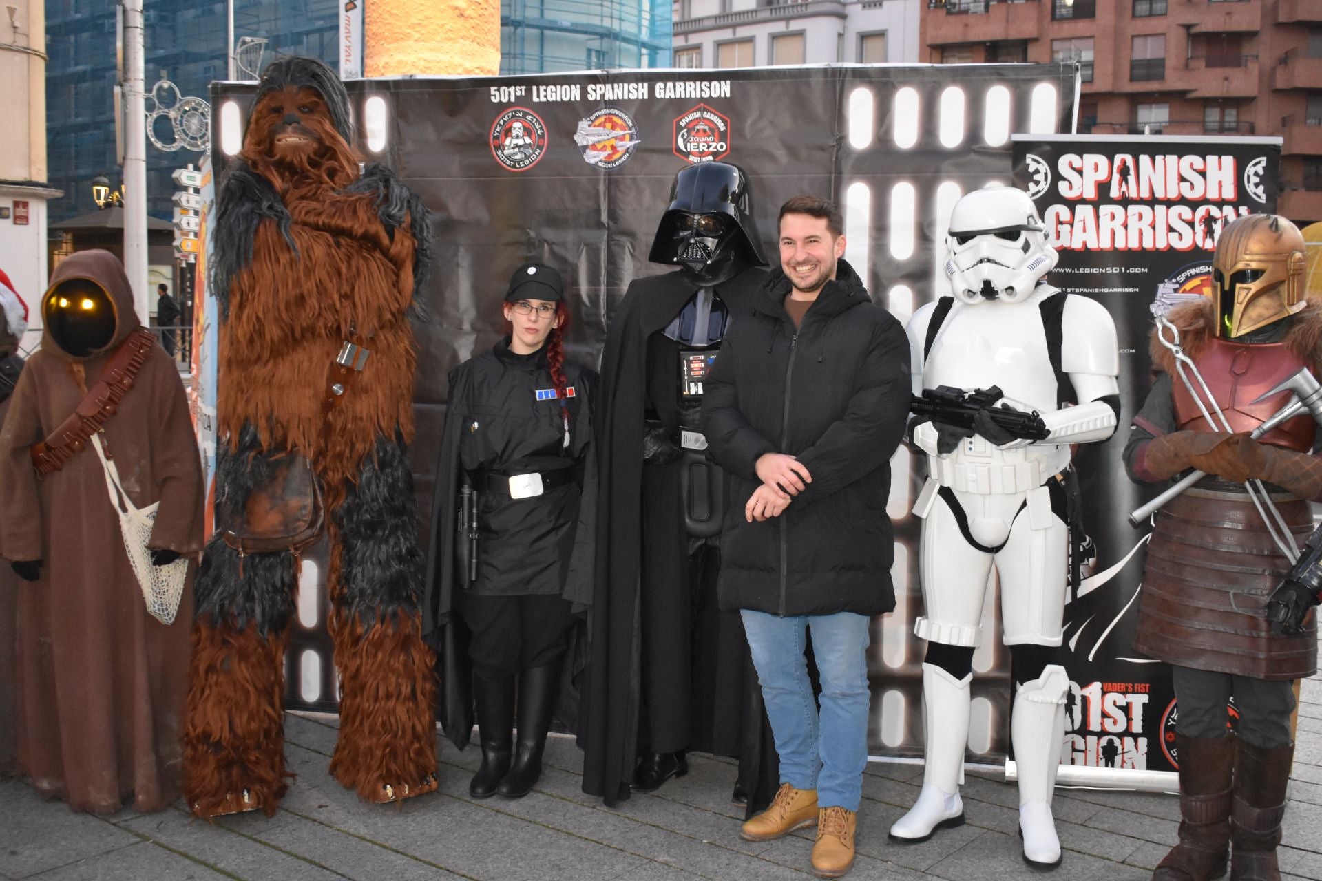 Los personajes de Star Wars visitan el Hospital de Calahorra