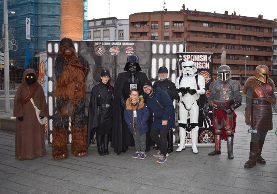 Los personajes de Star Wars visitan el Hospital de Calahorra