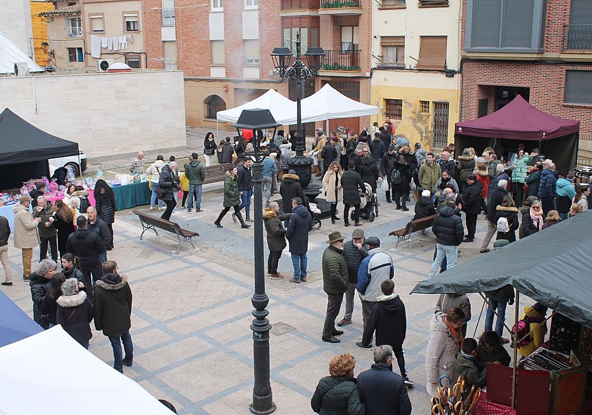Mercado de Navidad, en Nájera
