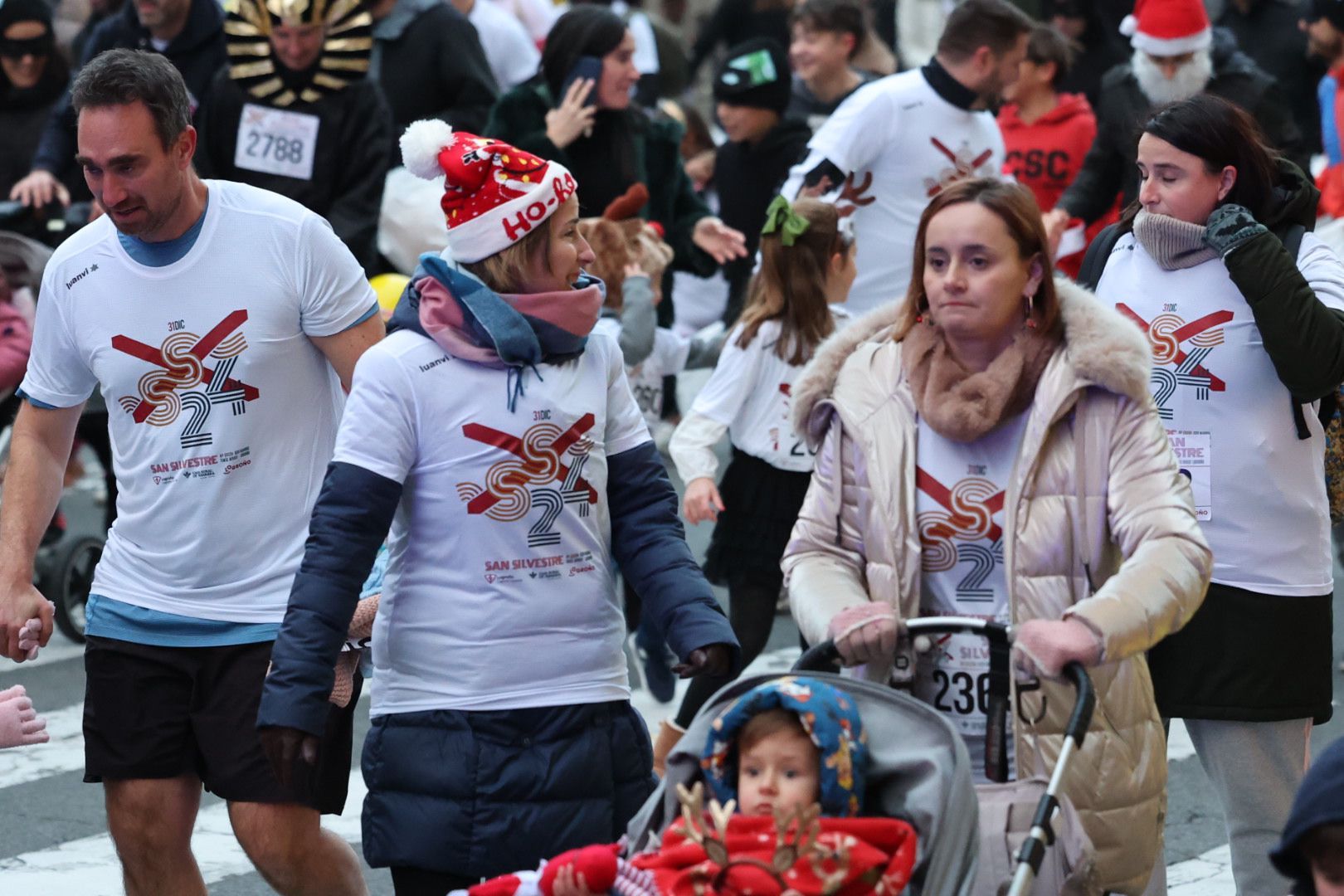 La carrera Mini San Silvestre en Logroño