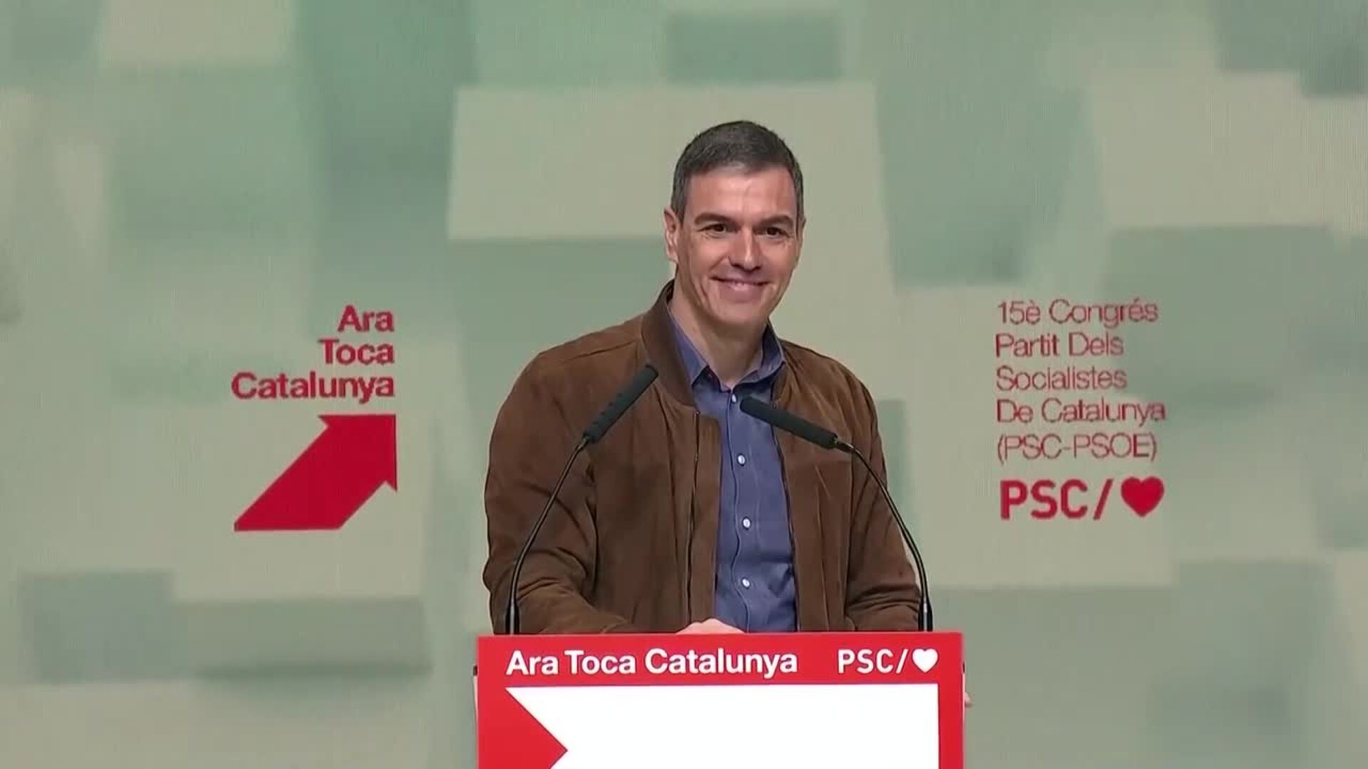 Sánchez afirma que "la convivencia y el avance de Catalunya solo van a tener unas siglas: PSC"