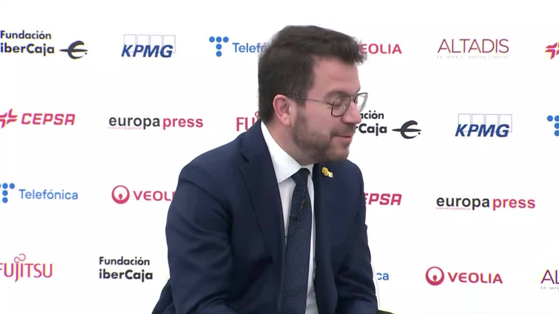 Aragonès pide a los partidos no usar los "argumentos de extrema derecha" para contrarrestarla