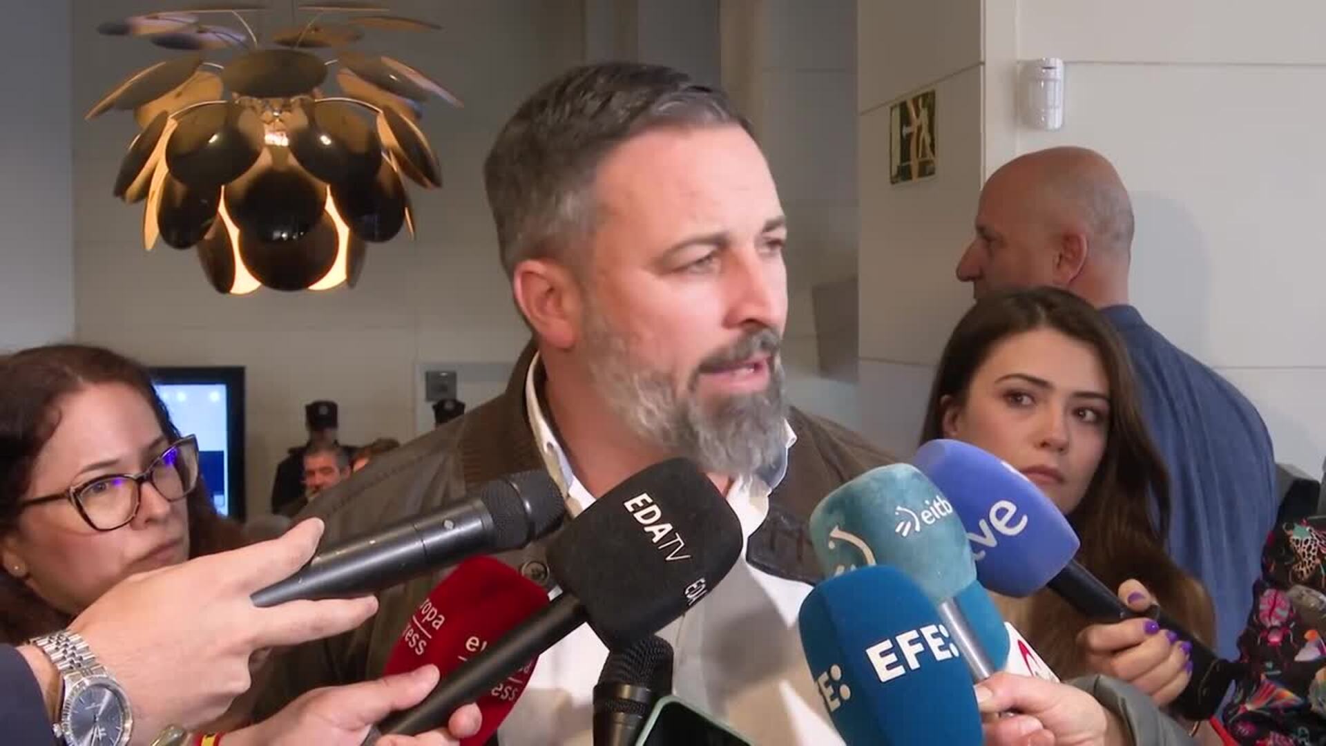 Abascal asegura que Vox "defenderá el mismo discurso" en las tres próximas citas electorales