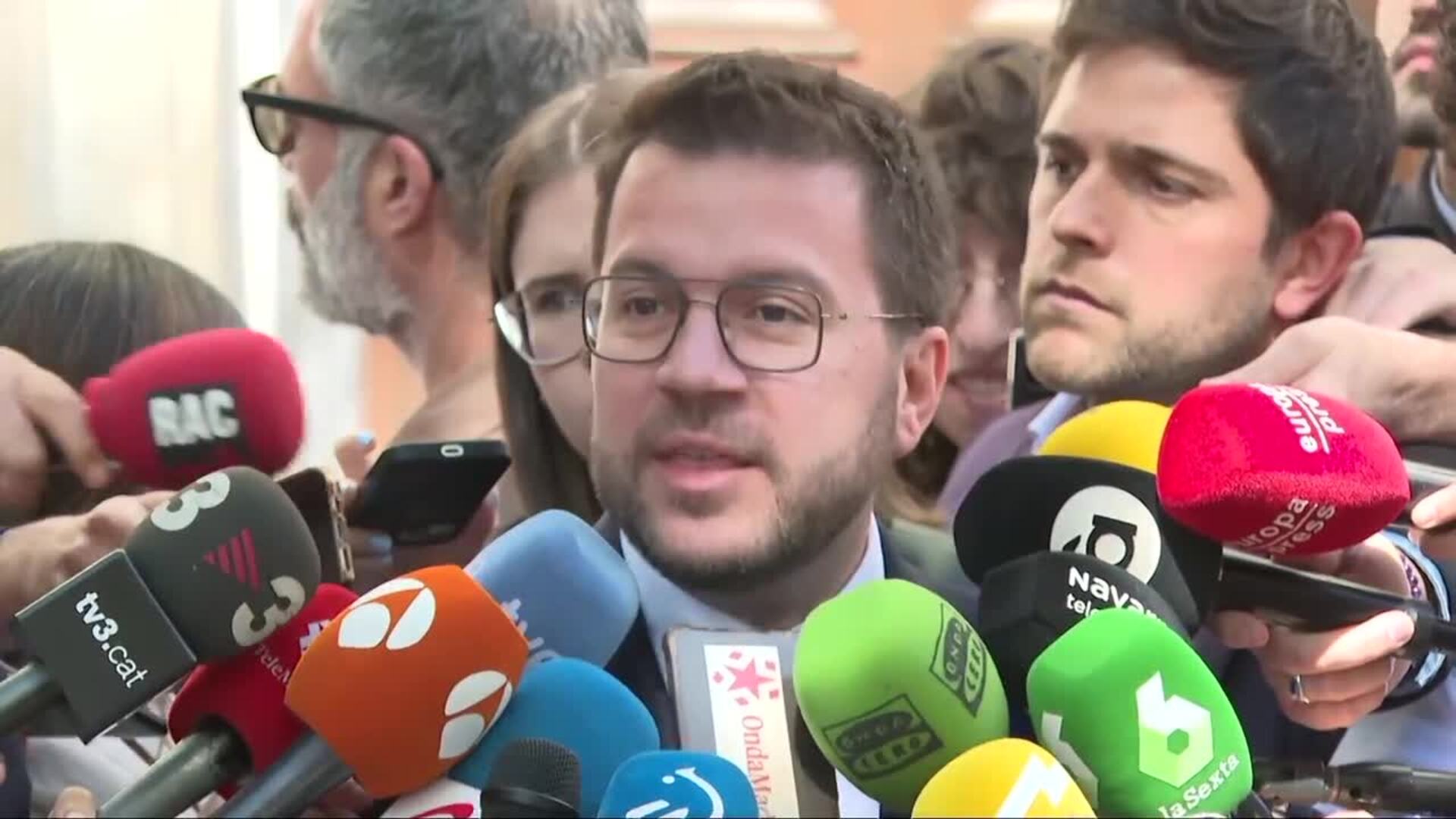 Aragonès replica a los 'barones' del PP que la amnistía "va a ser una realidad"