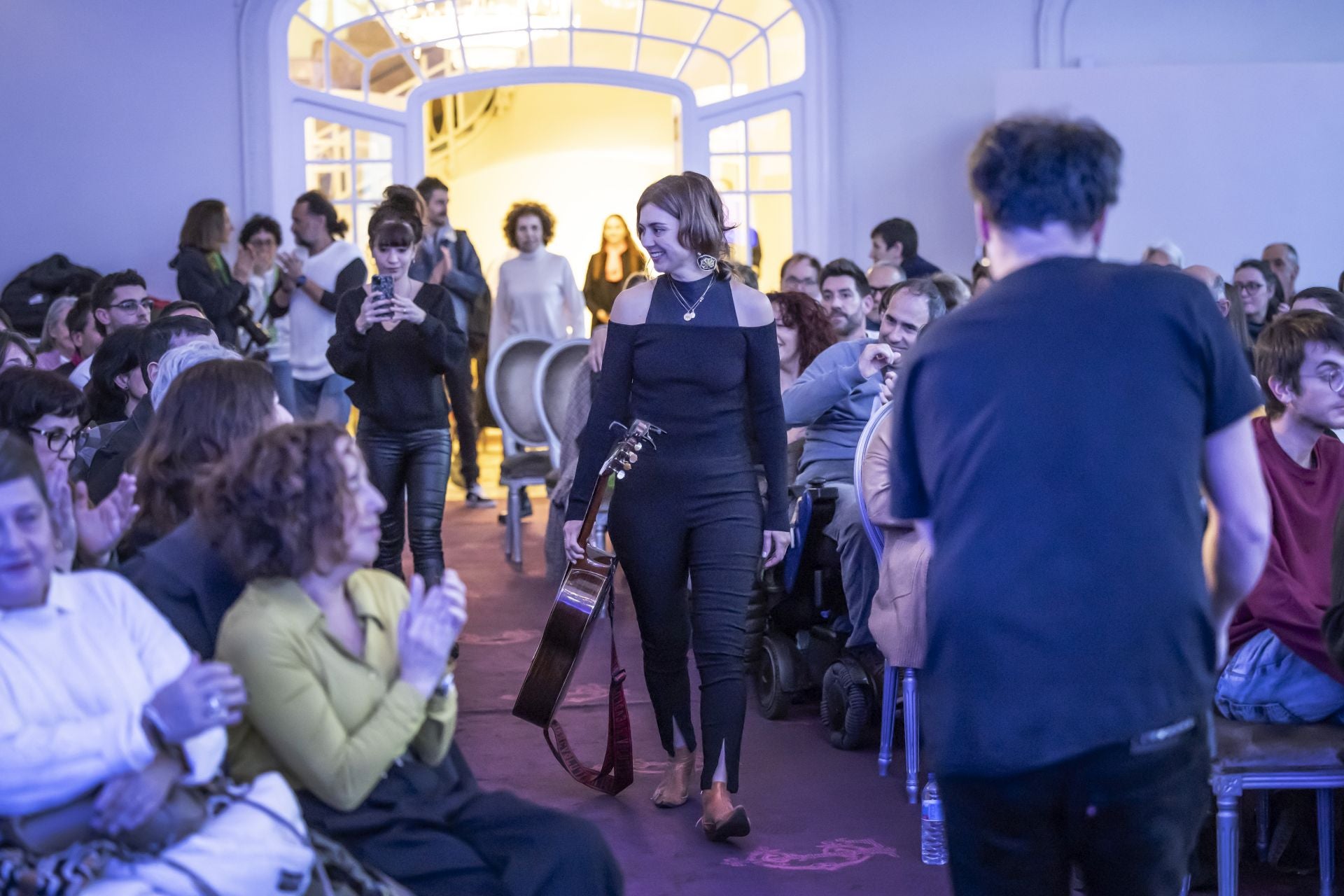 Guada, en el Café Cantante