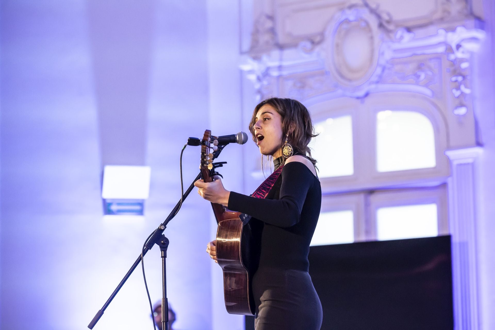 Guada, en el Café Cantante