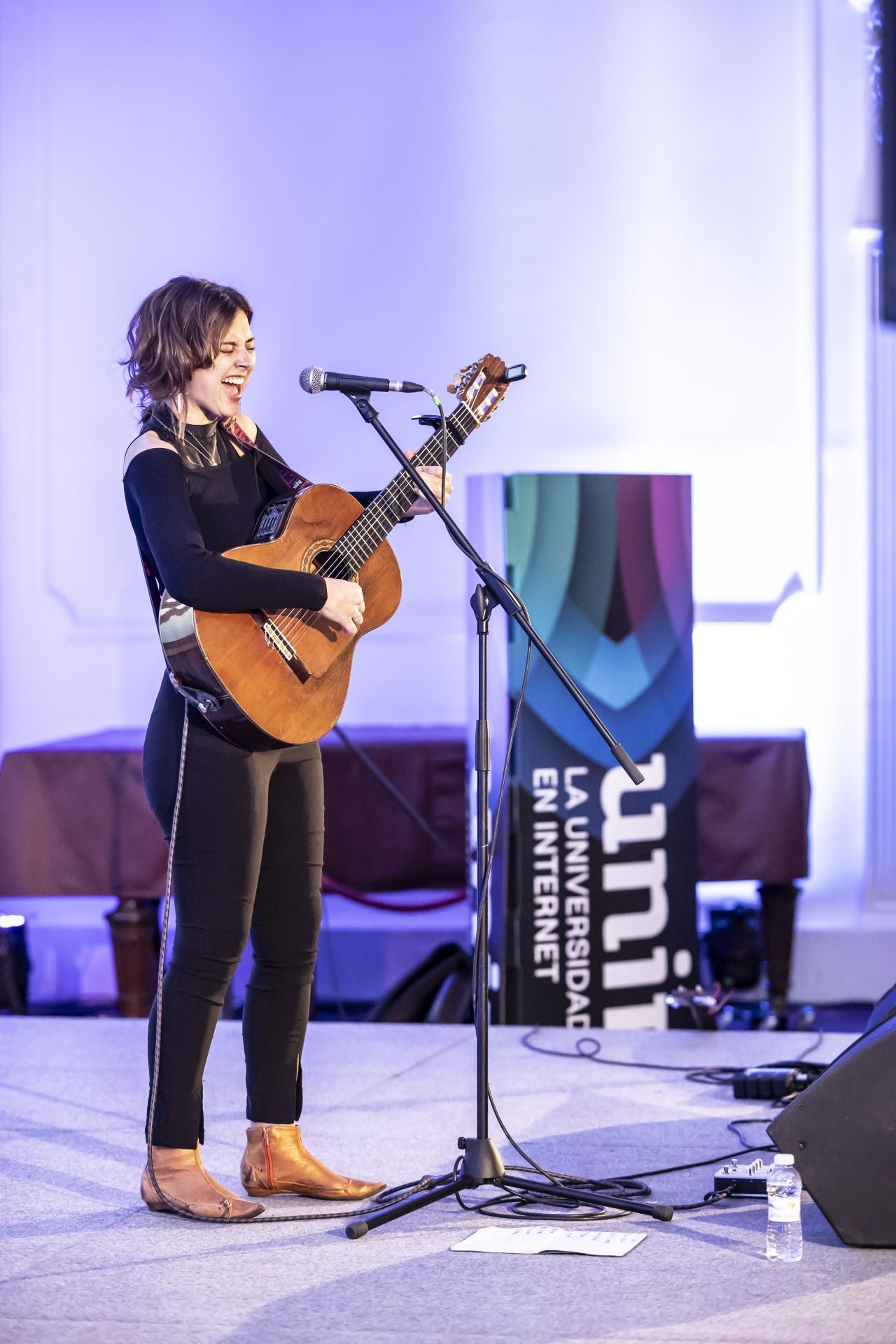 Guada, en el Café Cantante