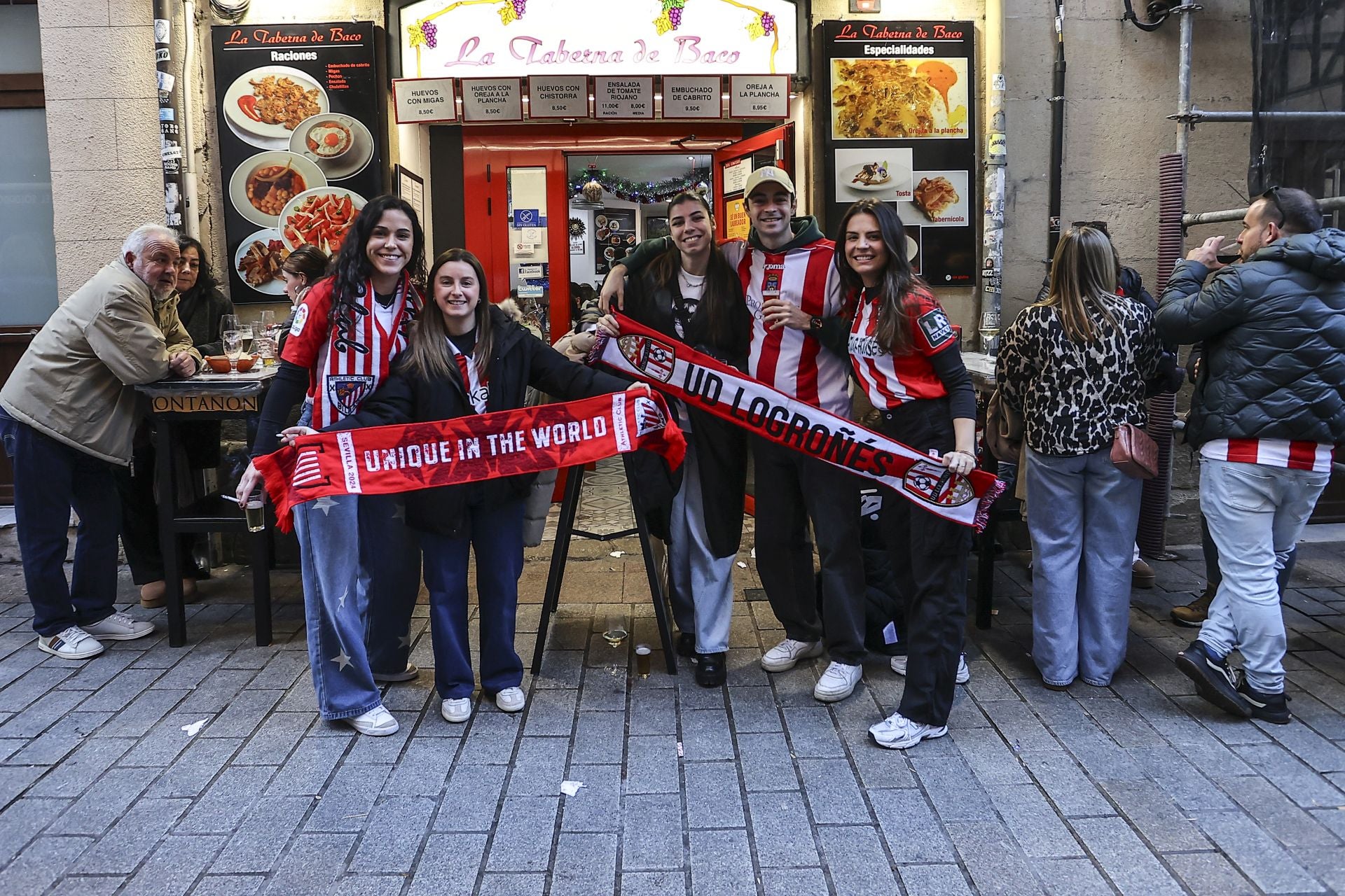 El ambiente en Laurel antes del partido entre UDL y Athletic