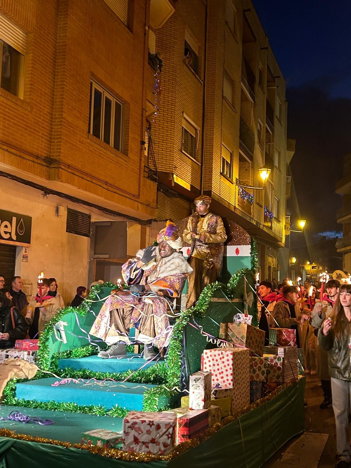 La cabalgata de los Reyes estuvo muy animada