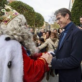 La carta del presidente de La Rioja en la recepción a Melchor, Gaspar y Baltasar