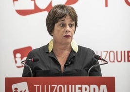 La diputada de IU Henar Moreno, en una imagen de archivo.