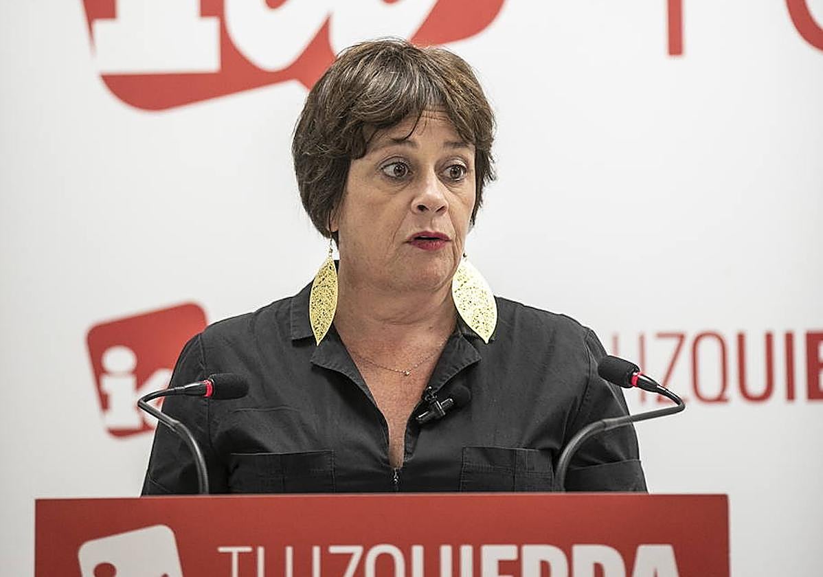 La diputada de IU Henar Moreno, en una imagen de archivo.
