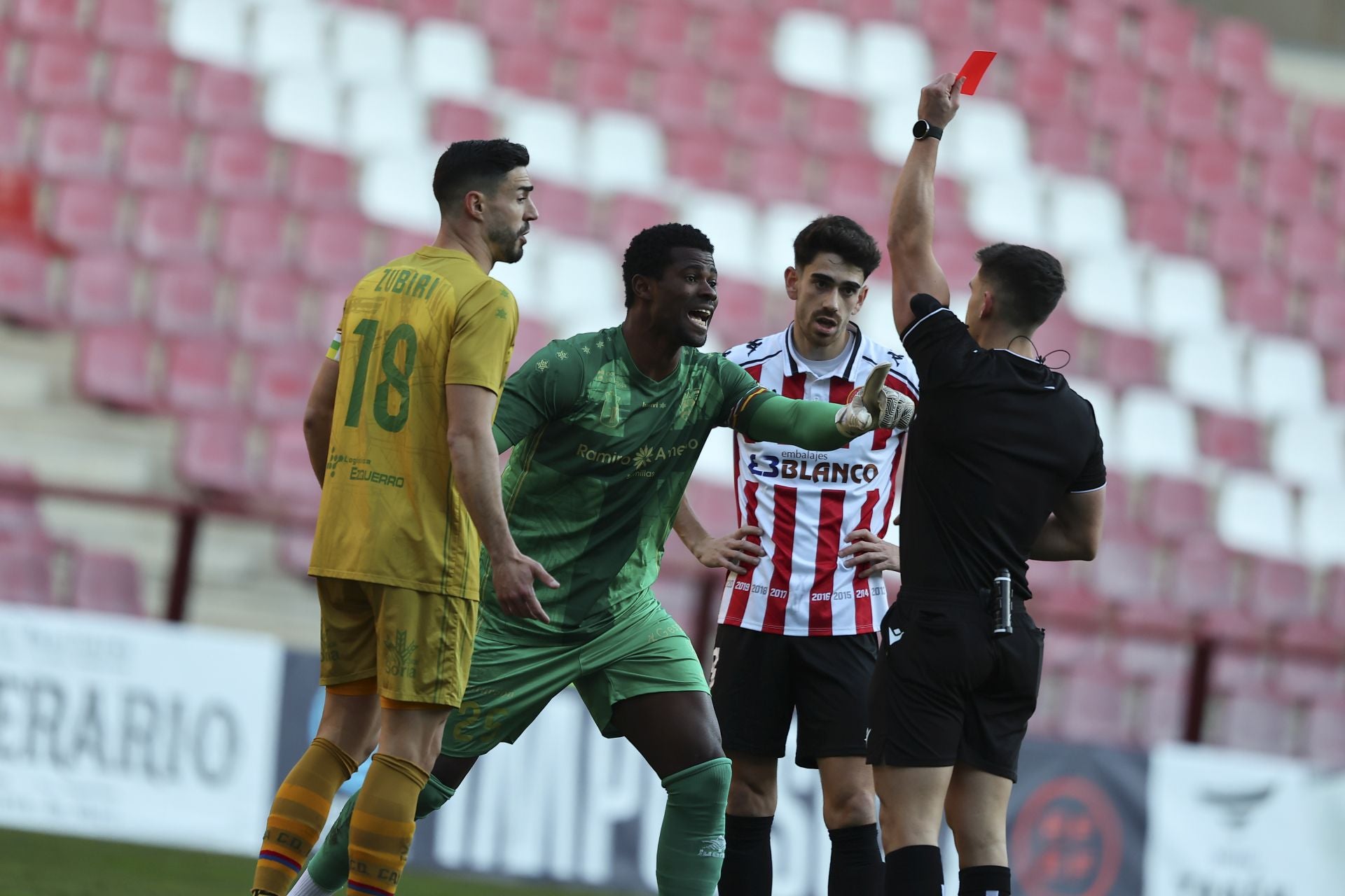 El partido entre SD Logroñés y Calahorra