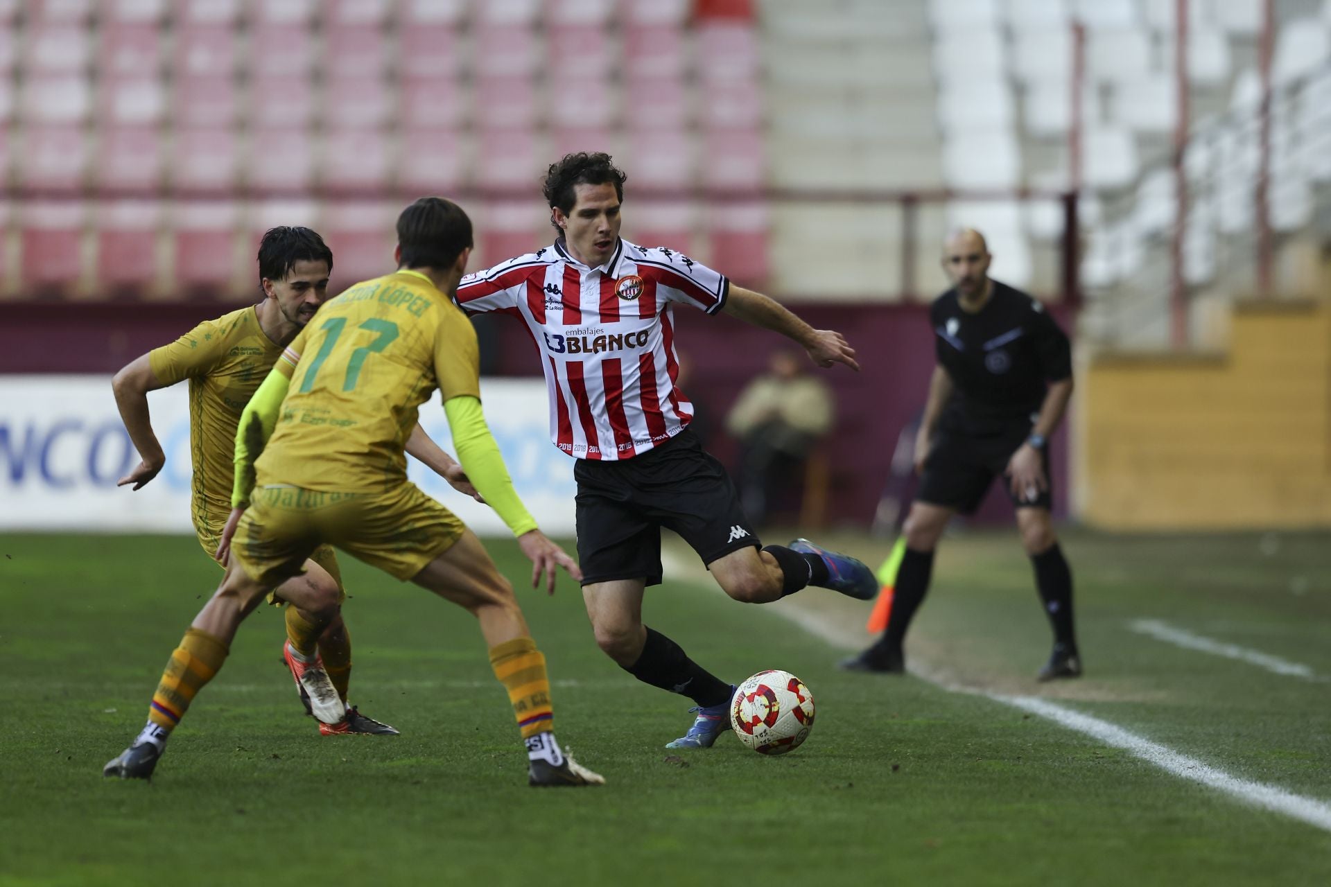 El partido entre SD Logroñés y Calahorra