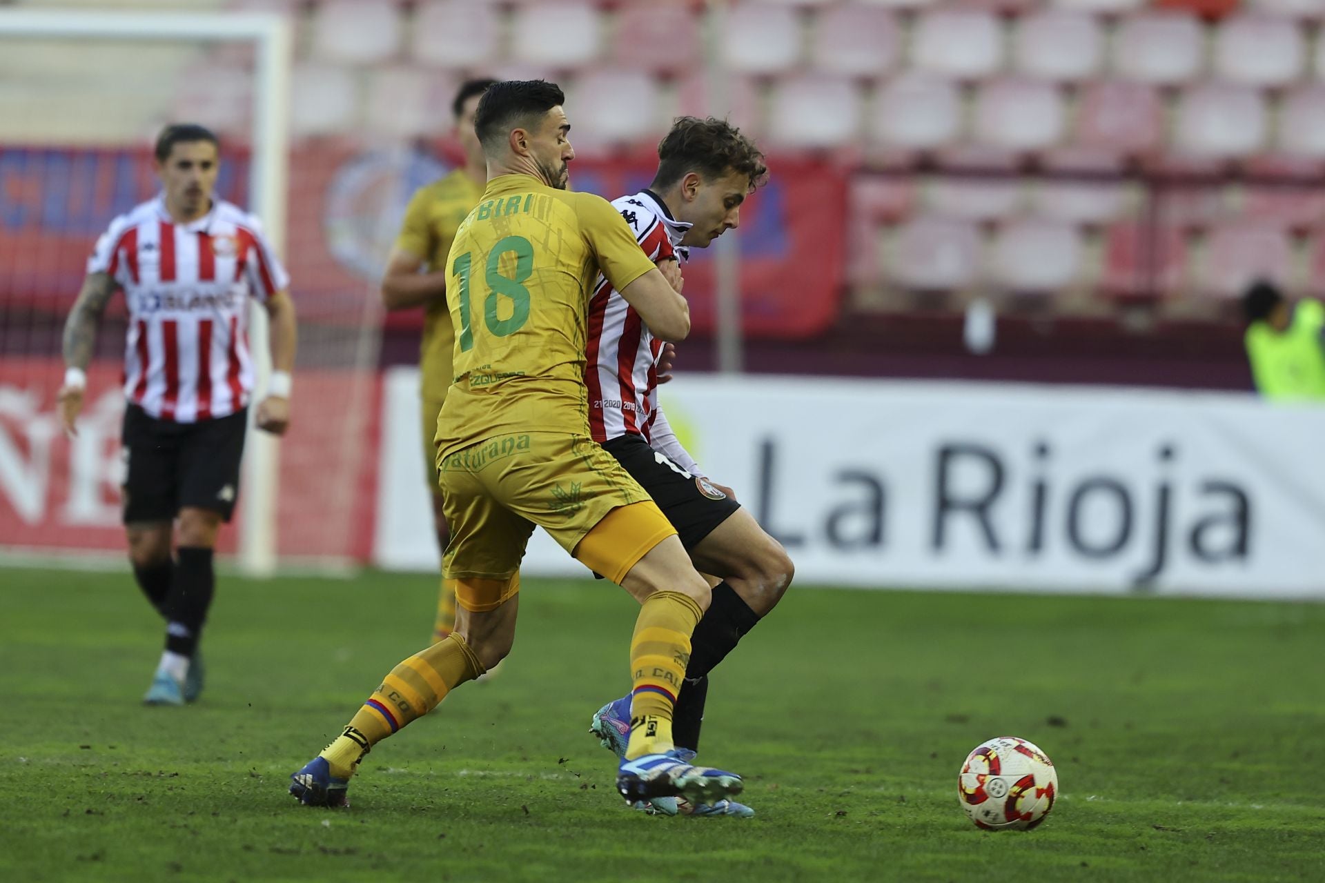 El partido entre SD Logroñés y Calahorra