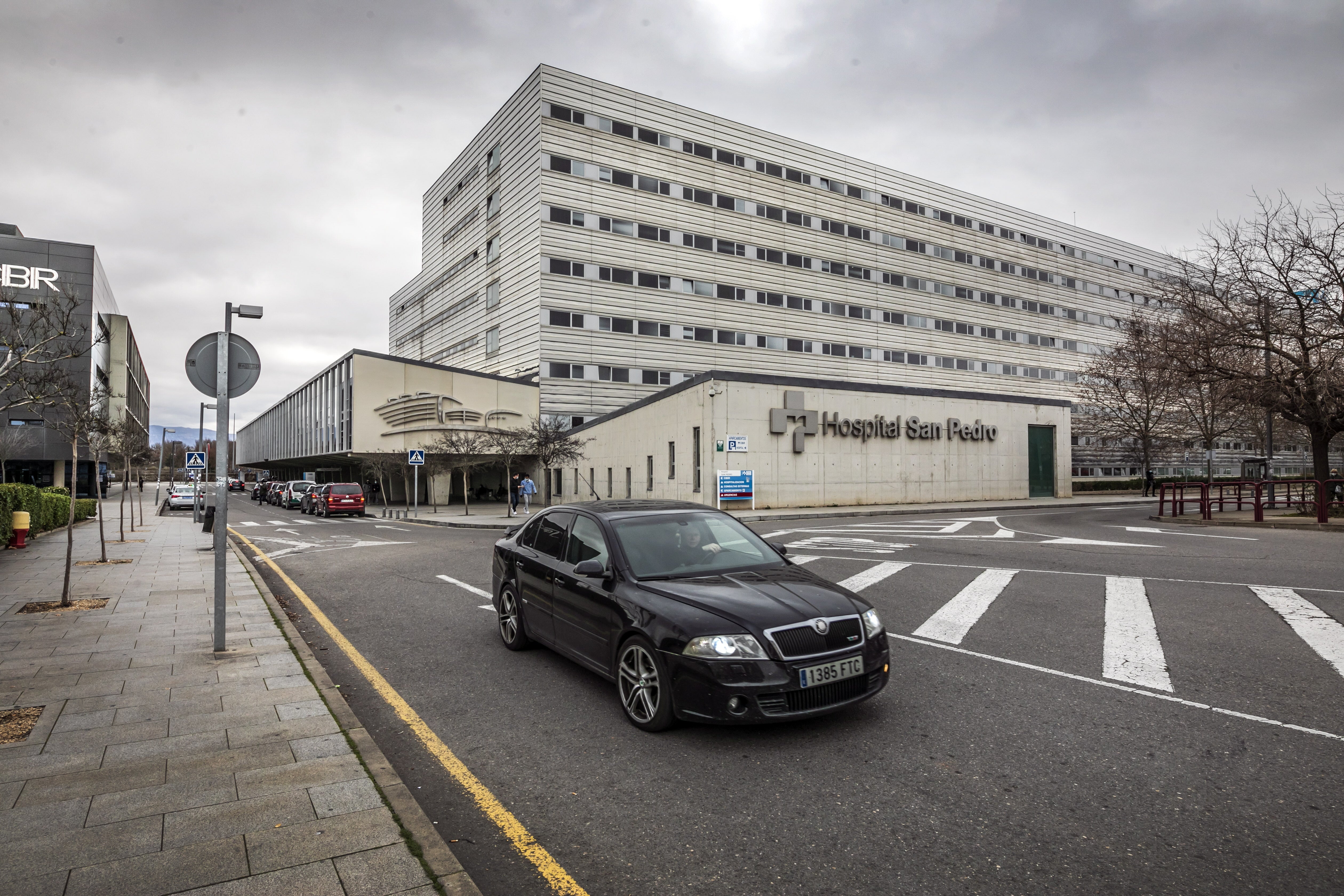 Vista del San Pedro de Logroño, el hospital de referencia en La Rioja.