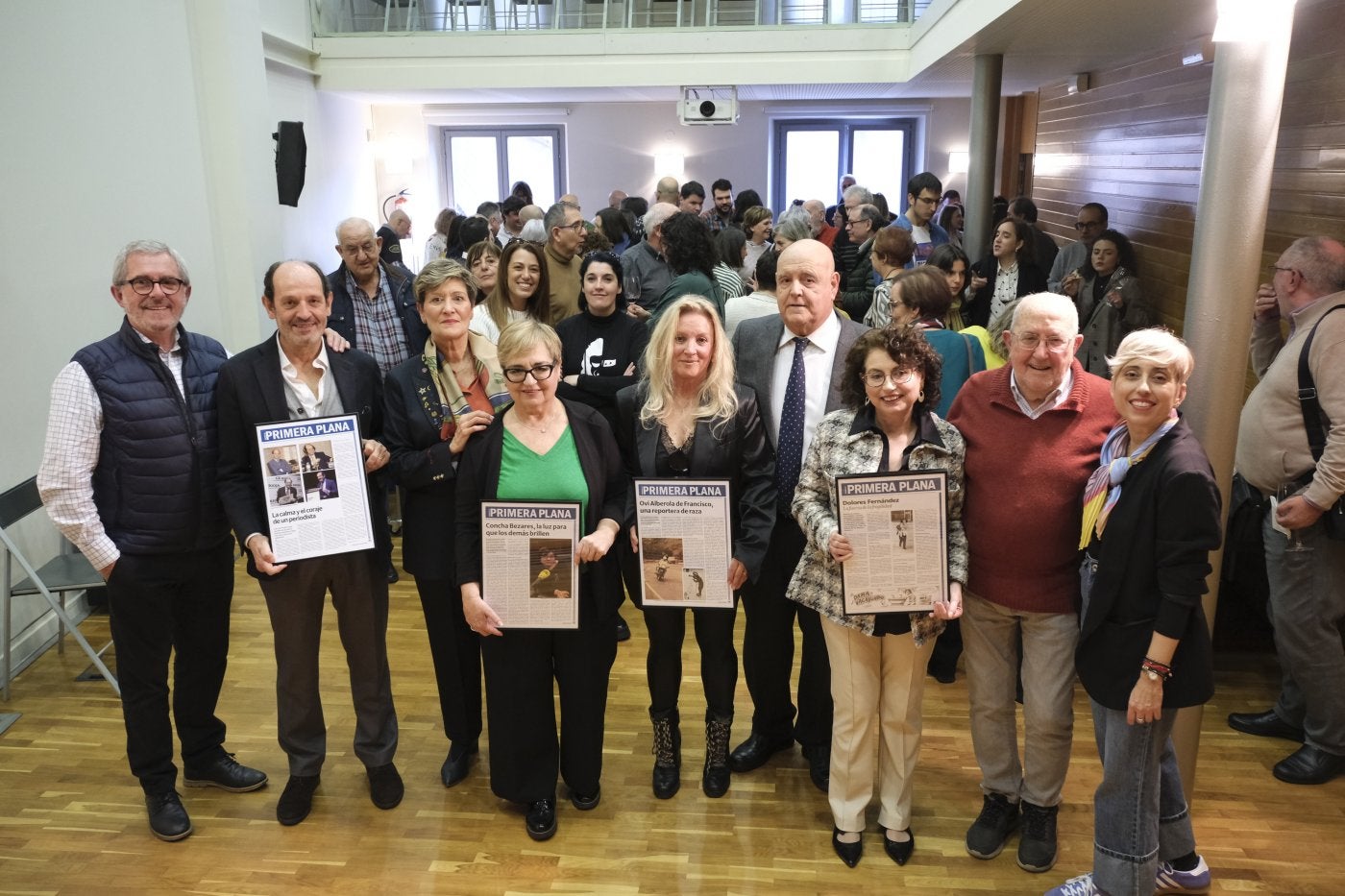 José Luis Prusén, Concha Bezares, Ovi Alberola y Dolores Fernández.