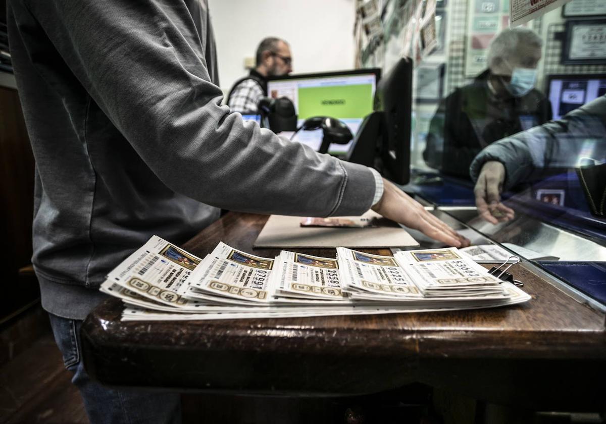 Una administración de lotería, en una imagen de archivo.