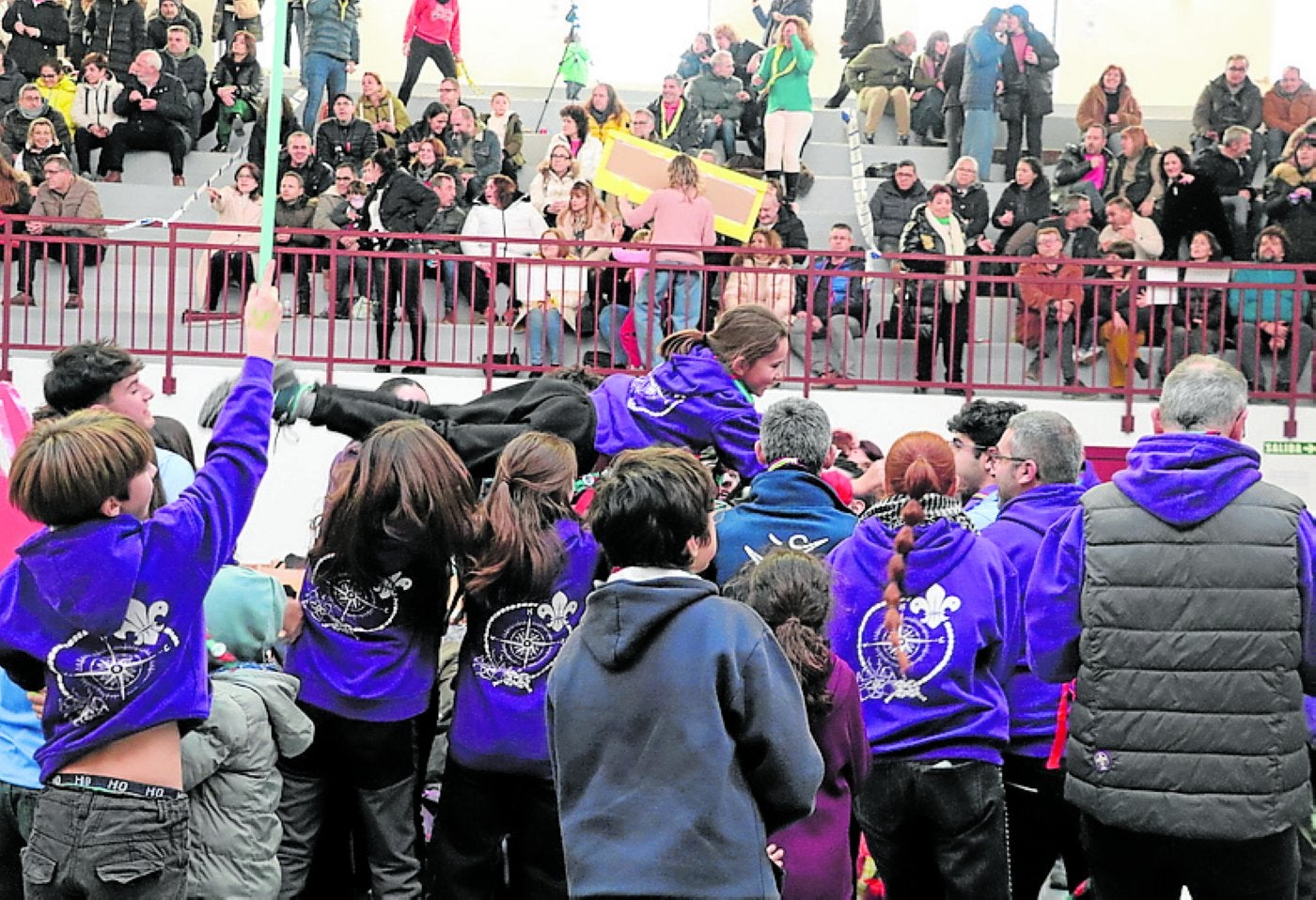 Los scouts riojanos compartieron día de convivencia y alegría.