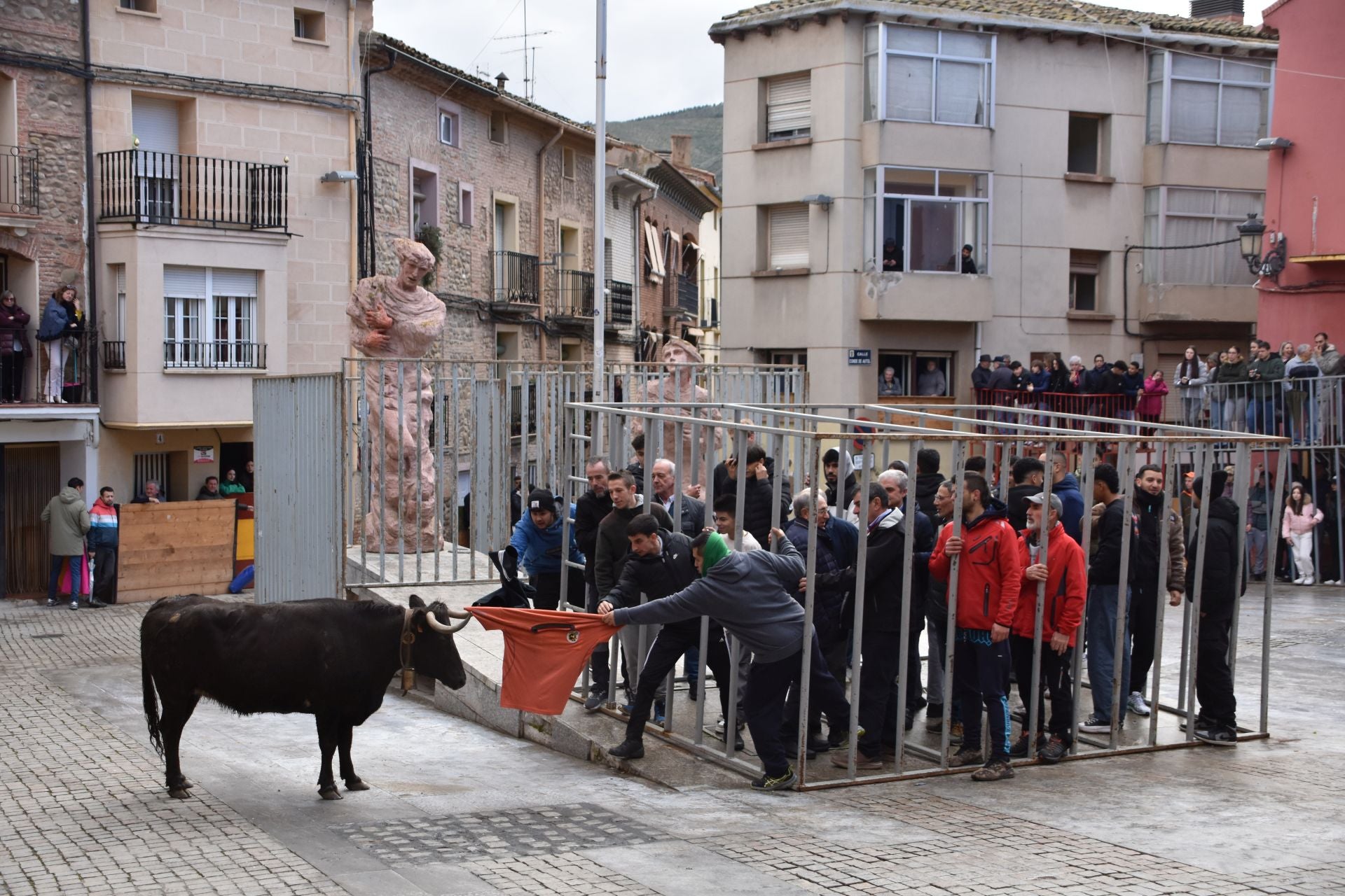 Encierros de reses bravas en las fiestas de San Blas de Autol