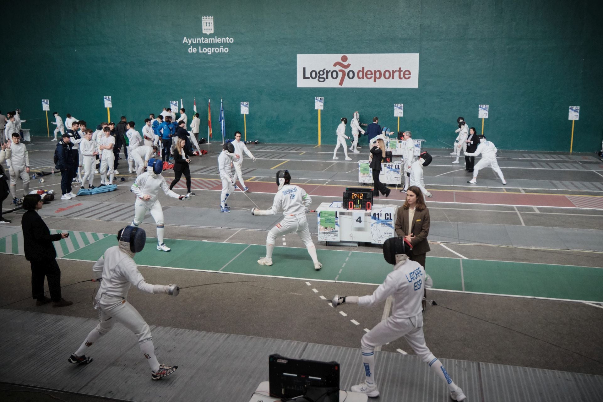 El Torneo Internacional de Esgrima Ciudad de Logroño celebra su edición número 41