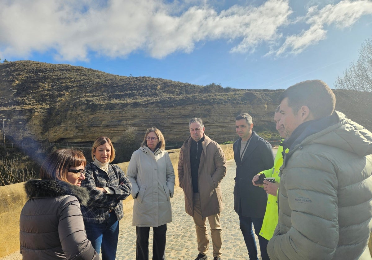 El puente de Briñas se someterá a un estudio de cimentación