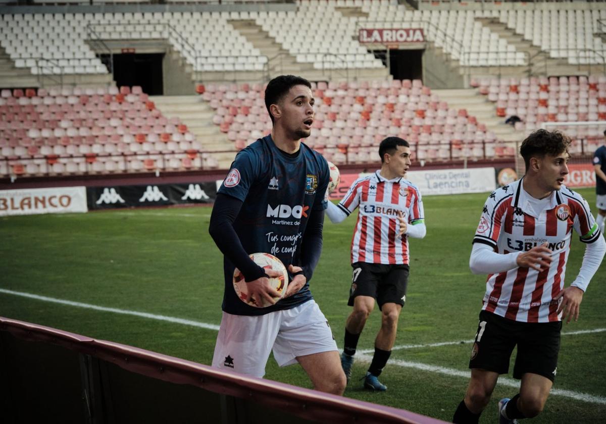 Badr, en el partido de la semana en Las Gaunas.