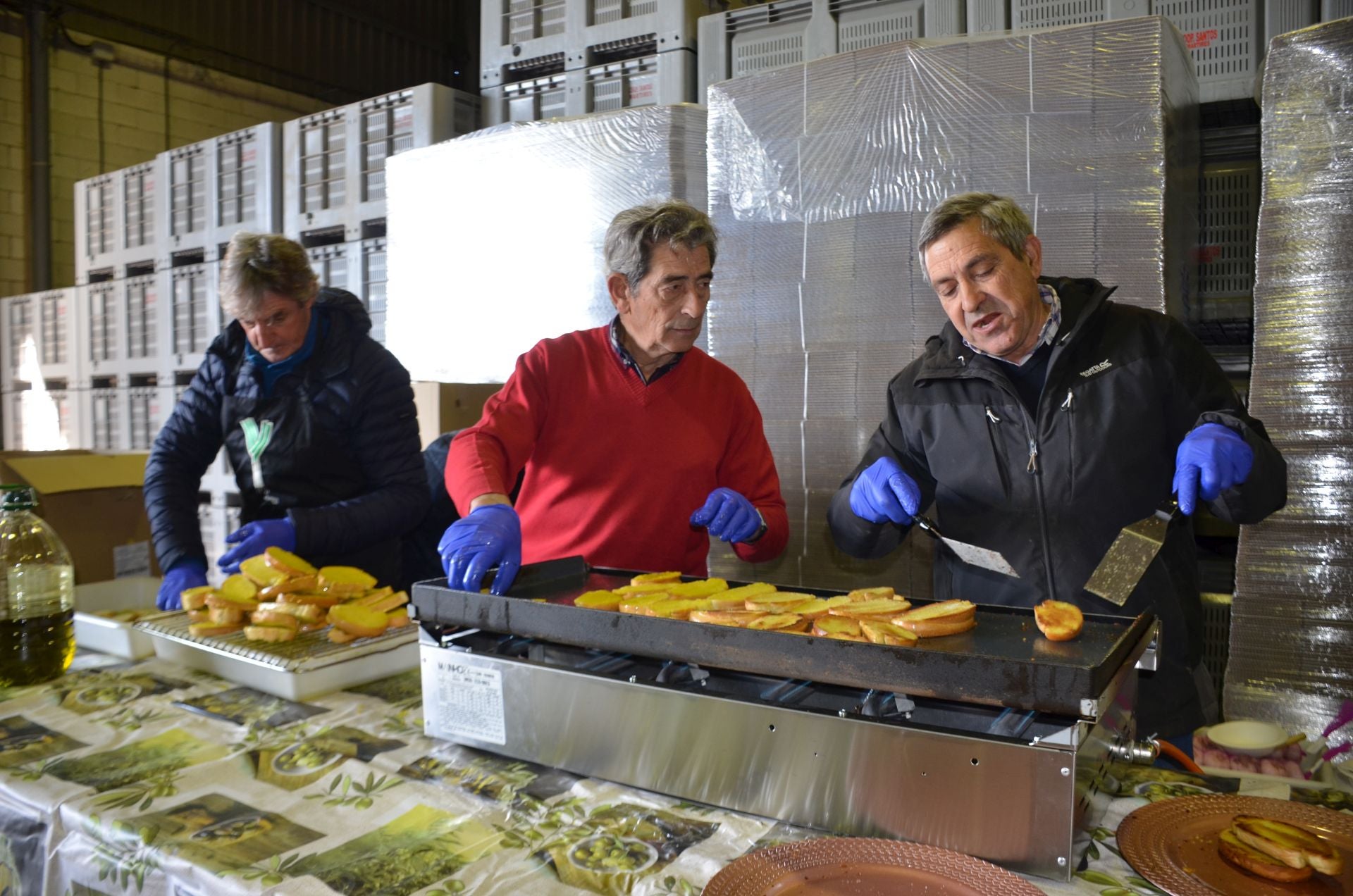 Fiesta de la pringada en el trujal de los santos mártires de Calahorra