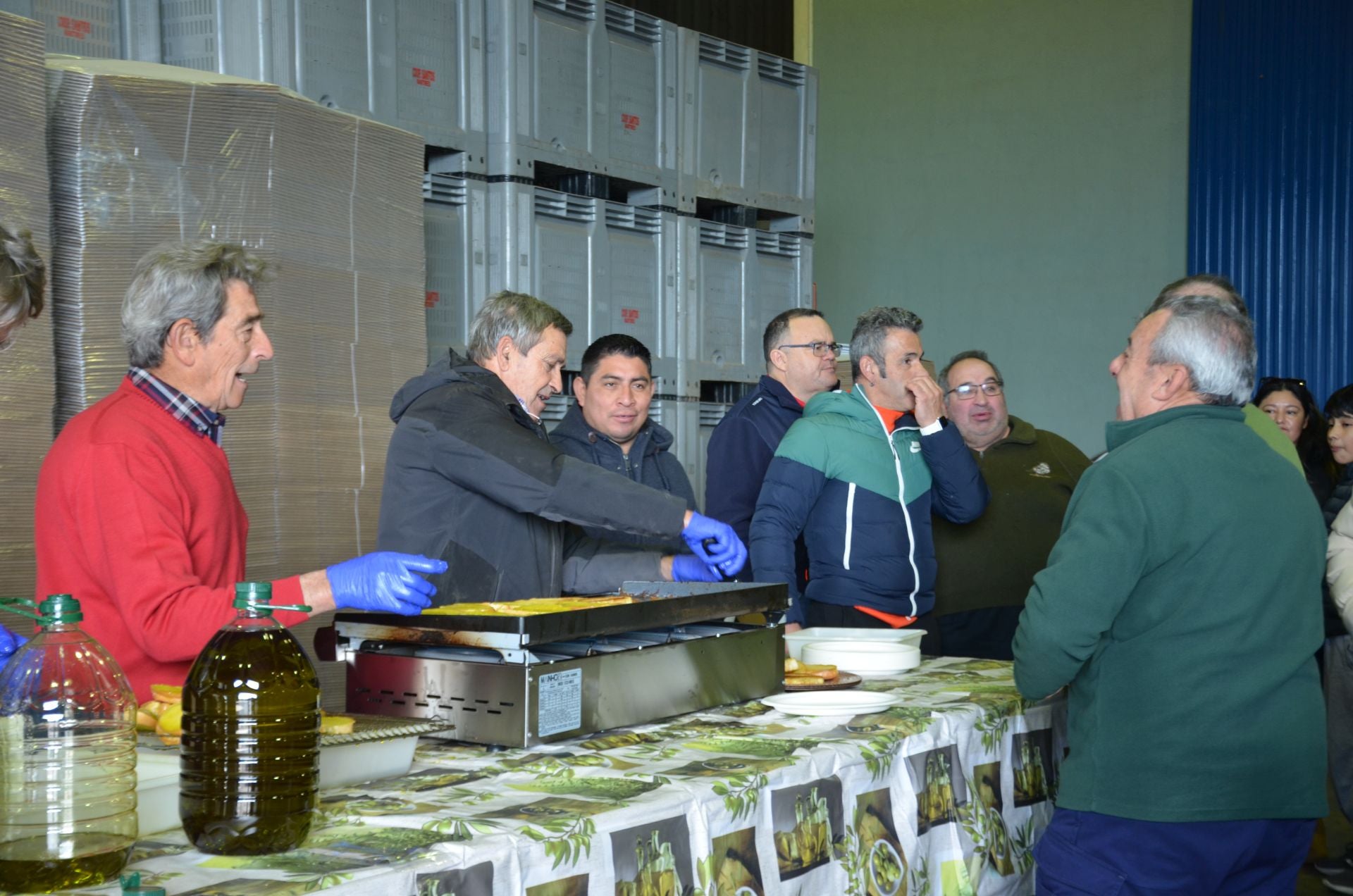 Fiesta de la pringada en el trujal de los santos mártires de Calahorra