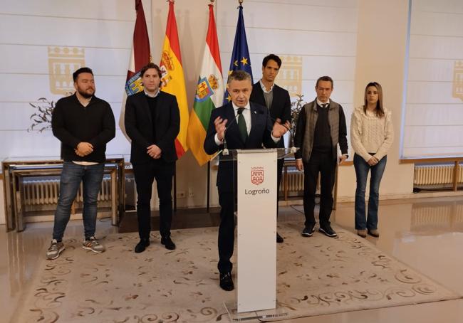 Presentación oficial del proyecto en el Ayuntamiento de Logroño.