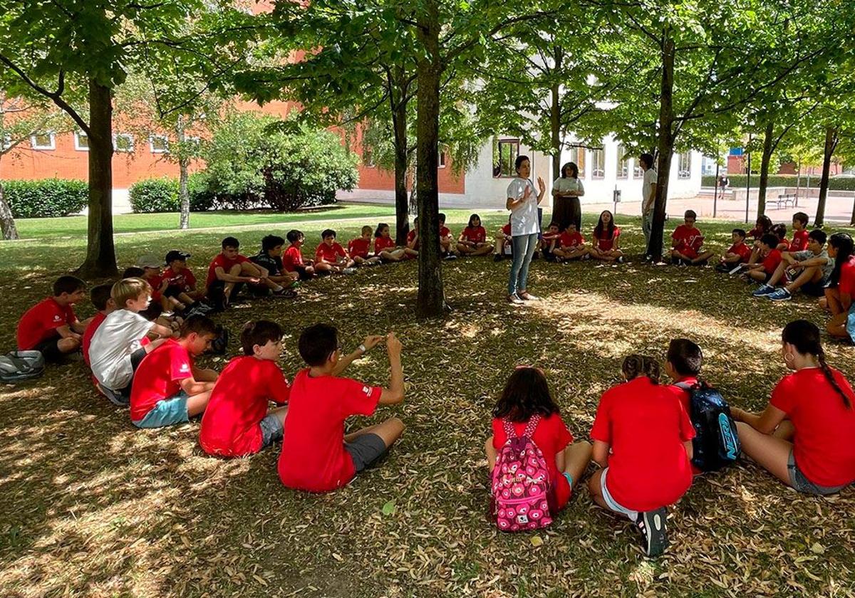 Actividad del campamento de una edición anterior.